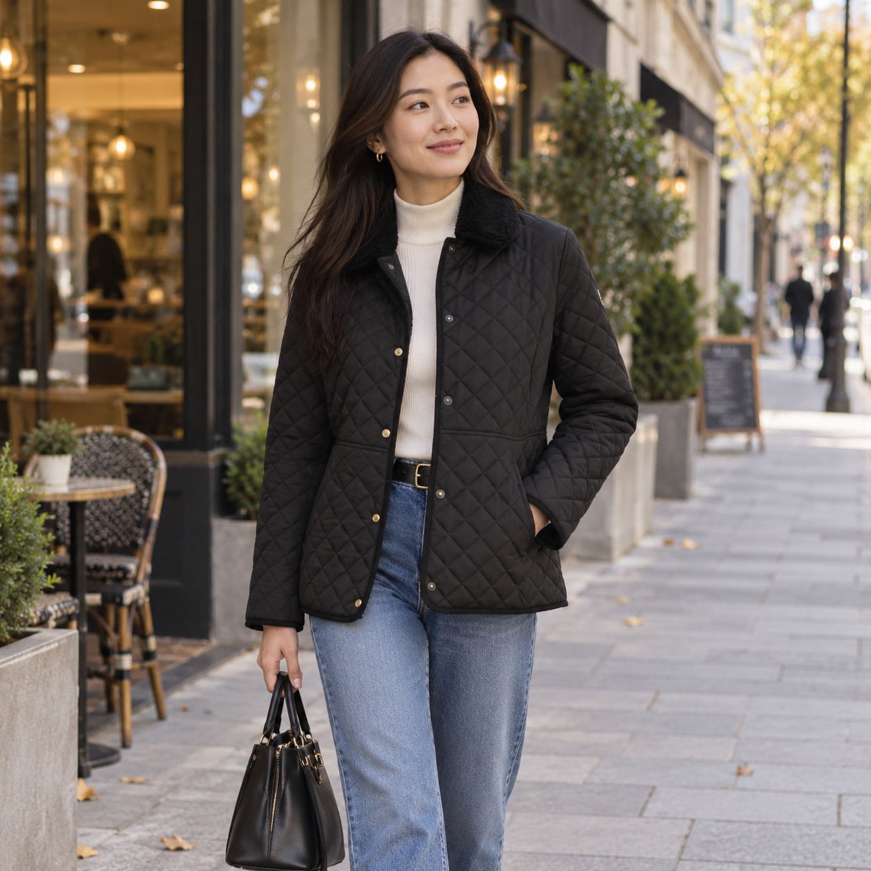 【預購】K091790 Lauren Ralph Lauren 仿羊羔绒外套