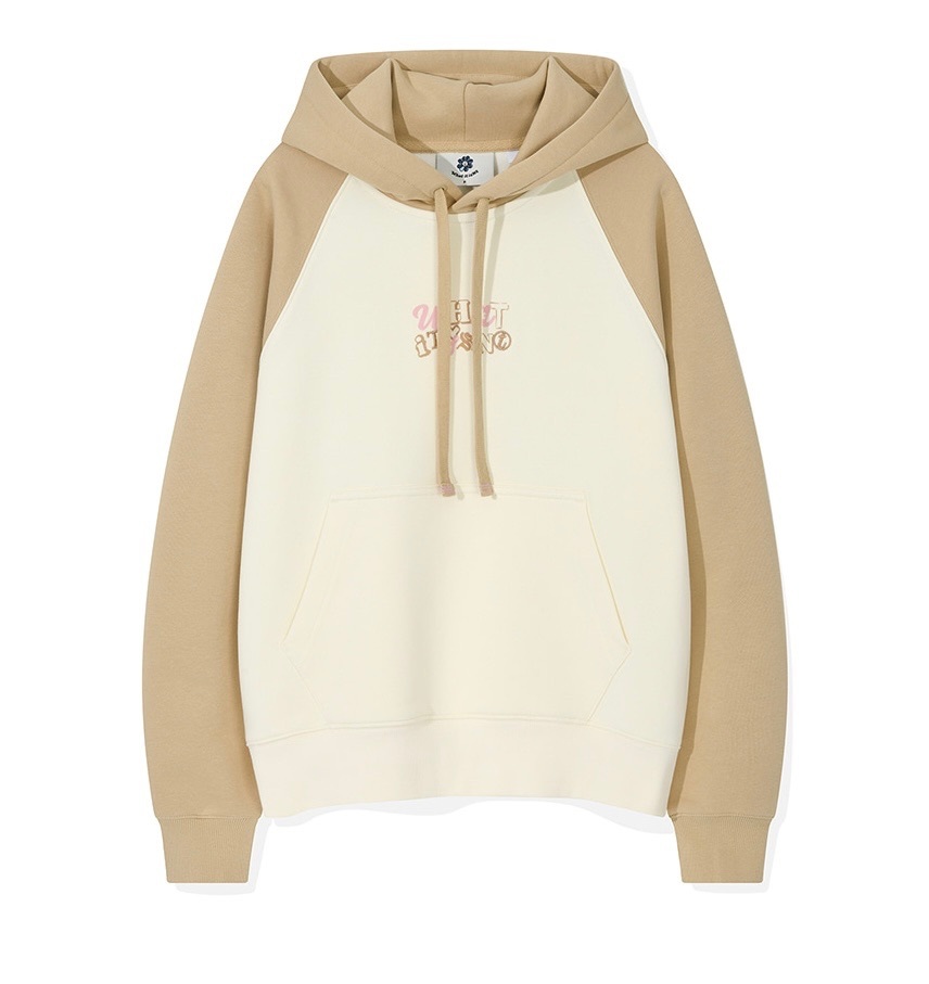 【隨時截單！限時優惠預訂】韓國WHAT IT ISN'T WOMEN RAGLAN COLORBLOCK HOODIE（2色）