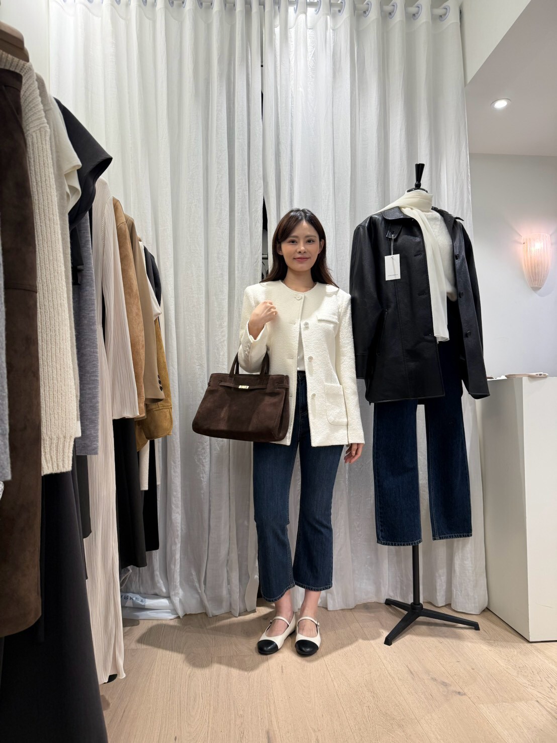 AY7117 小香長版外套