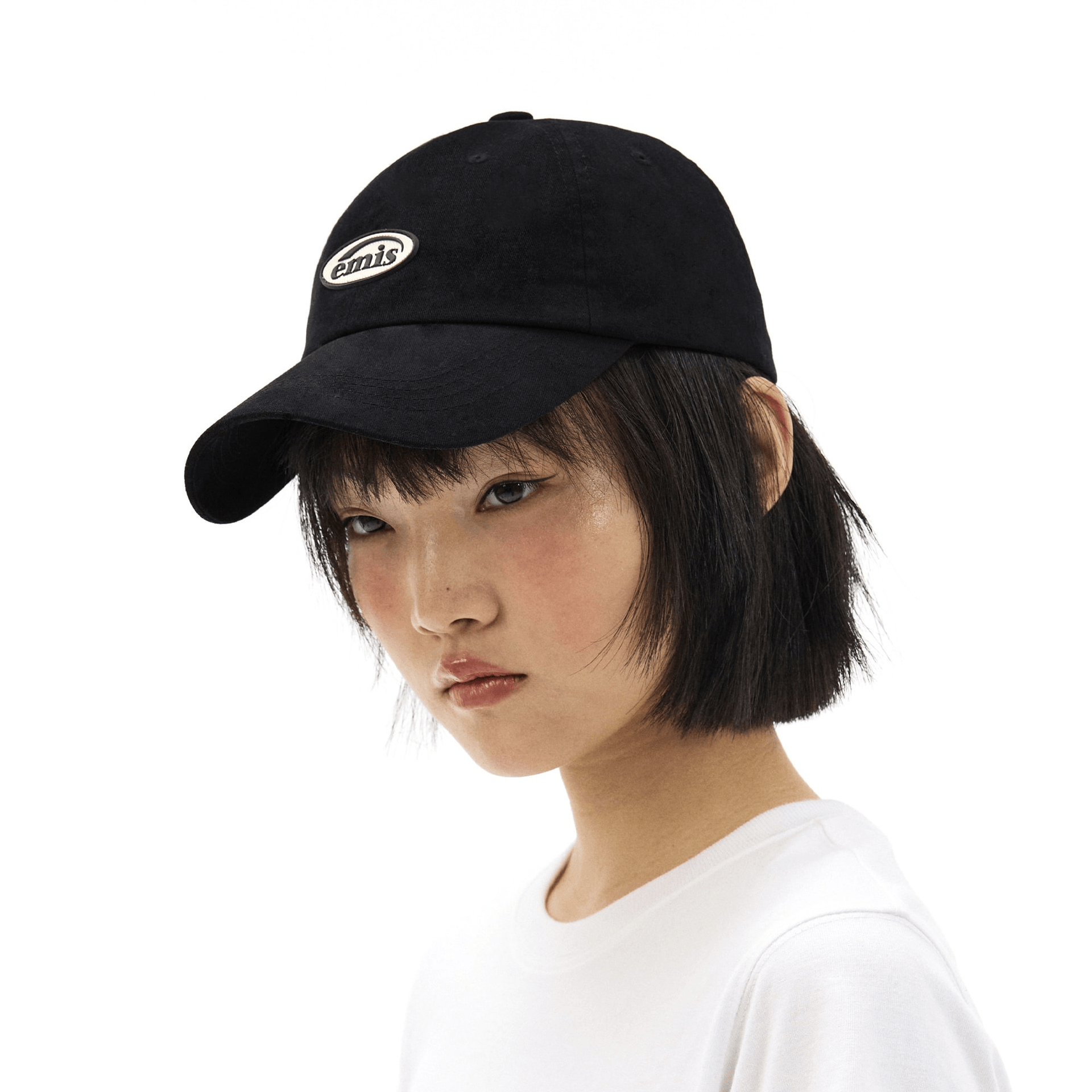 連線限定 購買2訂每頂HK$298😱 EMIS｜MINI RUBBER PATCH BRUSHED BALL CAP [5 colors]