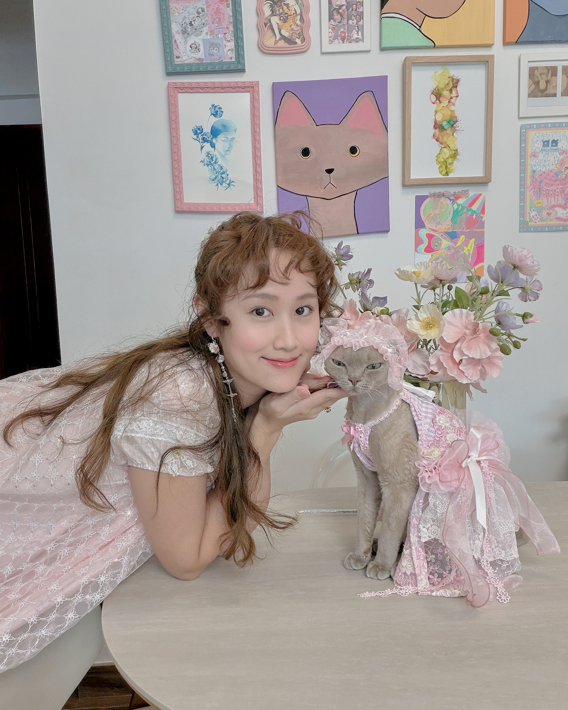 14037 Matching Pet Dress & Headband