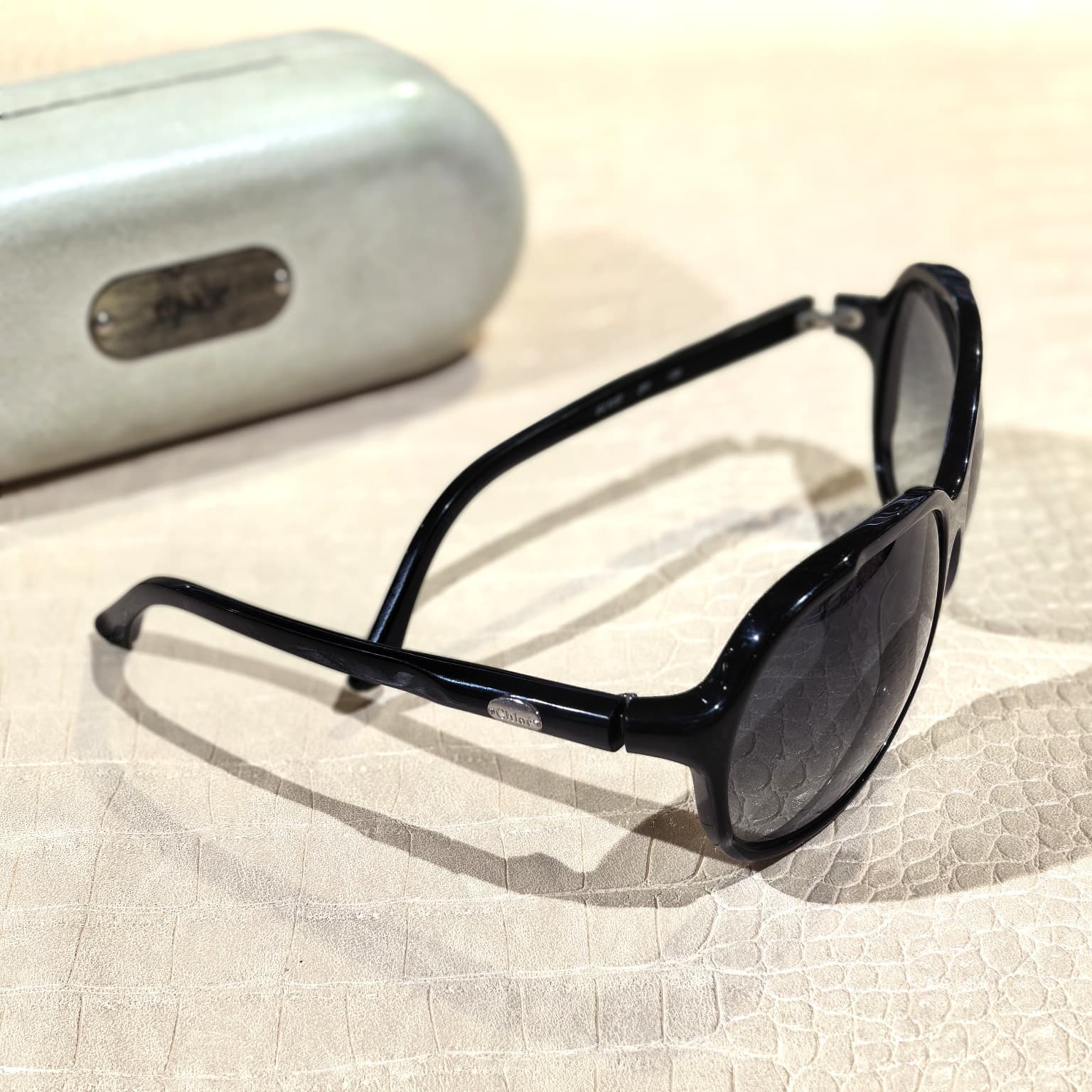 98%NEW二手CHLOE SUNGLASS 太陽眼鏡, 灰色漸層鏡片,  #香榭站正品