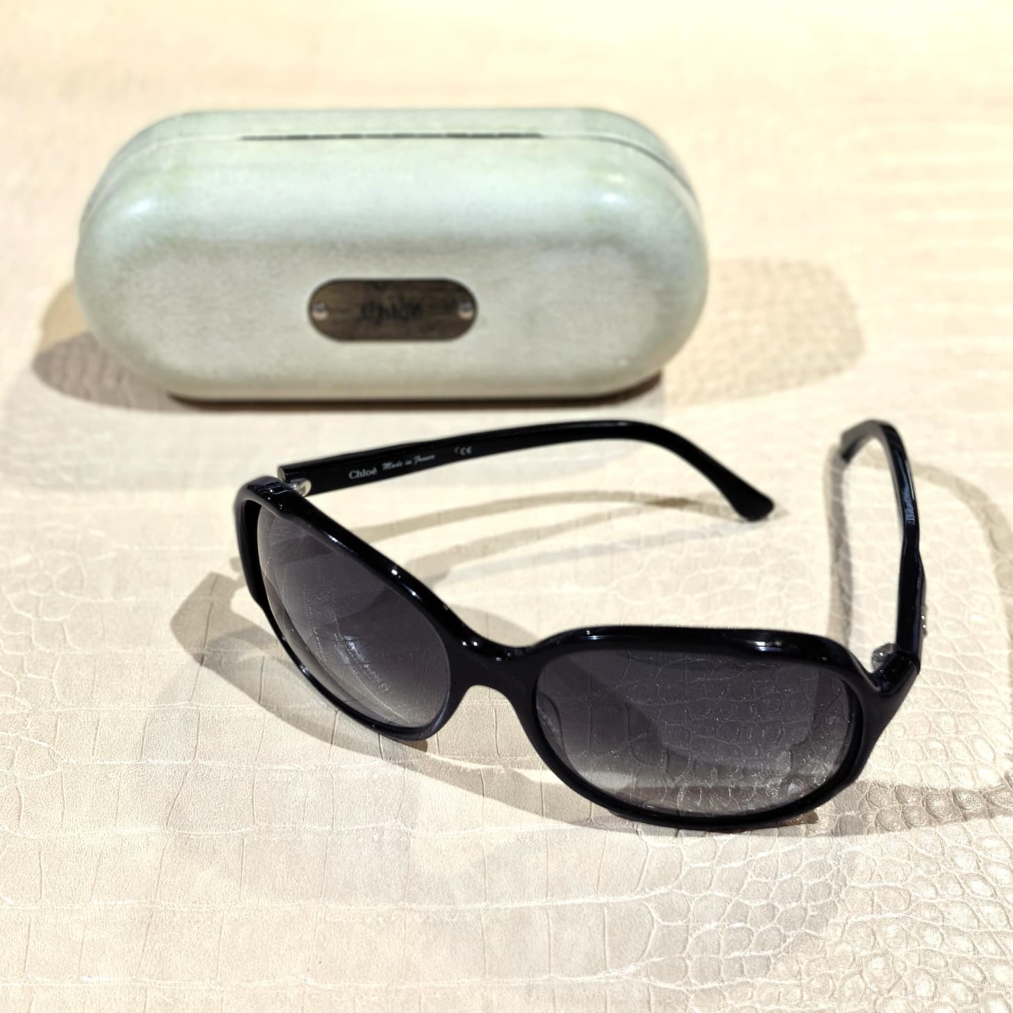 98%NEW二手CHLOE SUNGLASS 太陽眼鏡, 灰色漸層鏡片,  #香榭站正品