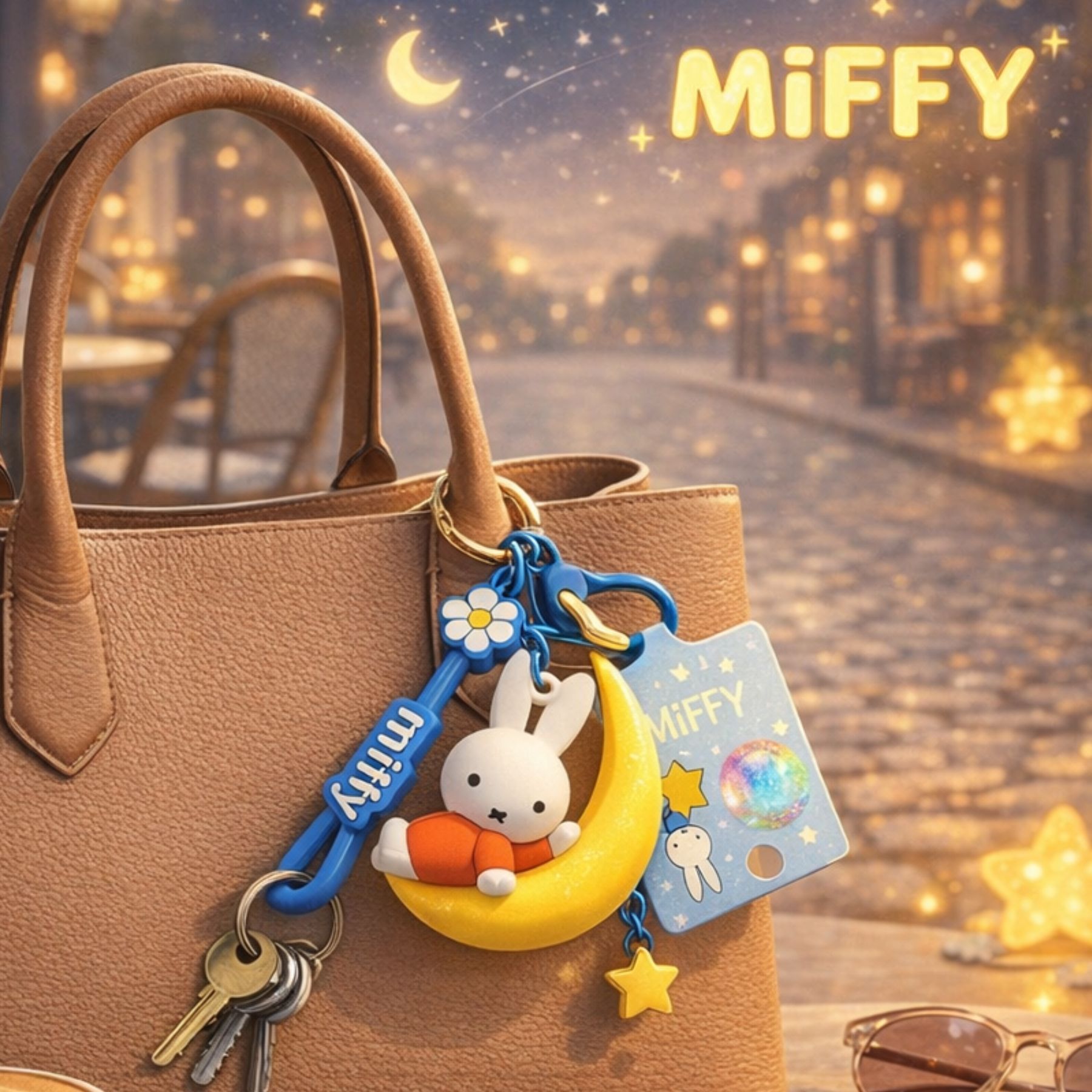 Miffy keychain  Accessories-MOON