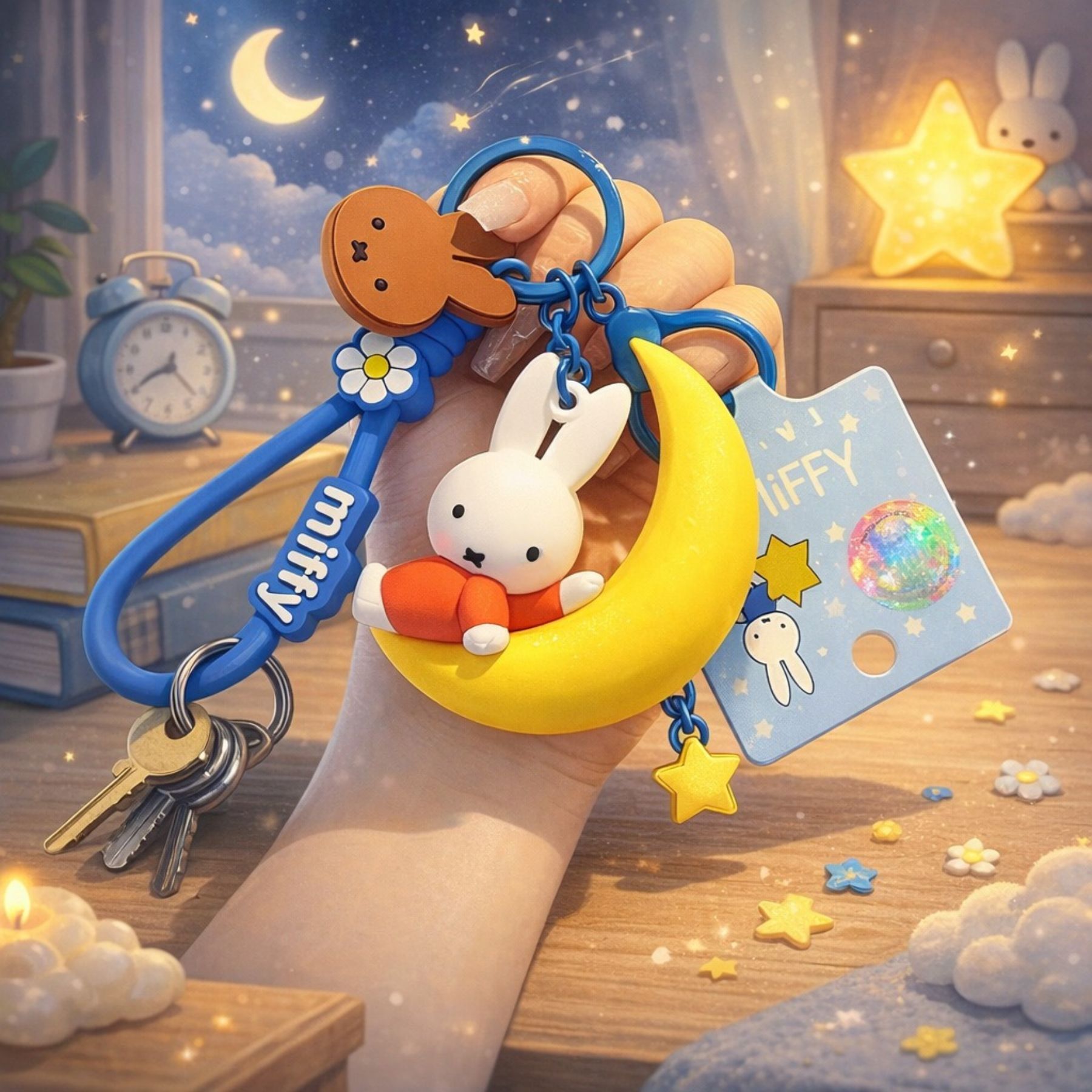 Miffy keychain  Accessories-MOON