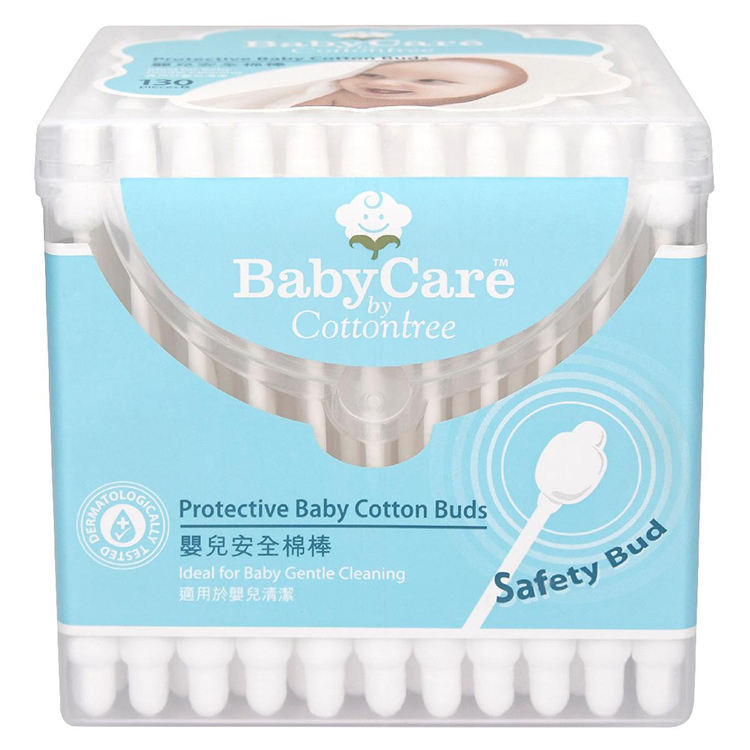 BabyCare 棉德寶 嬰兒安全棉棒 - 130枝