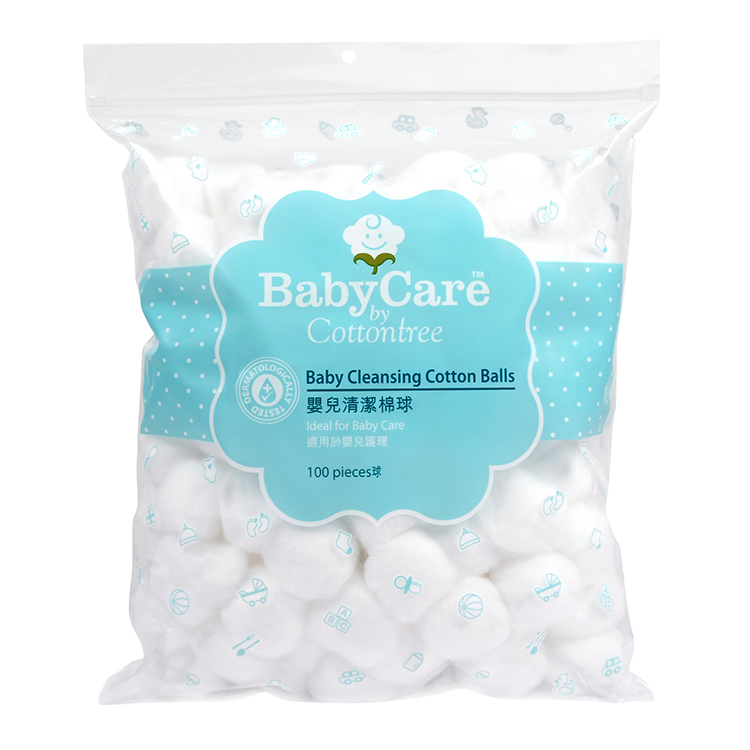 BabyCare 棉德寶 嬰兒清潔棉球 - 100球