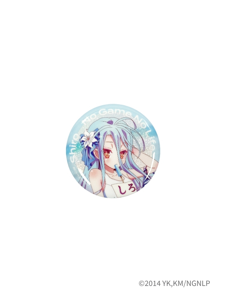 遊戲人生 58mm金屬胸章 白泳裝