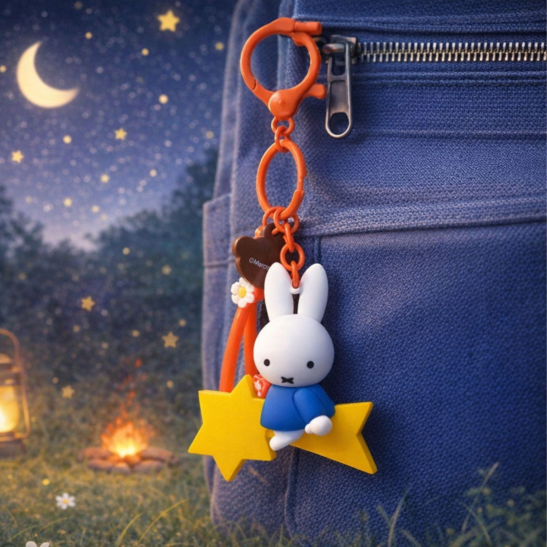 Miffy keychain  Accessories-STAR