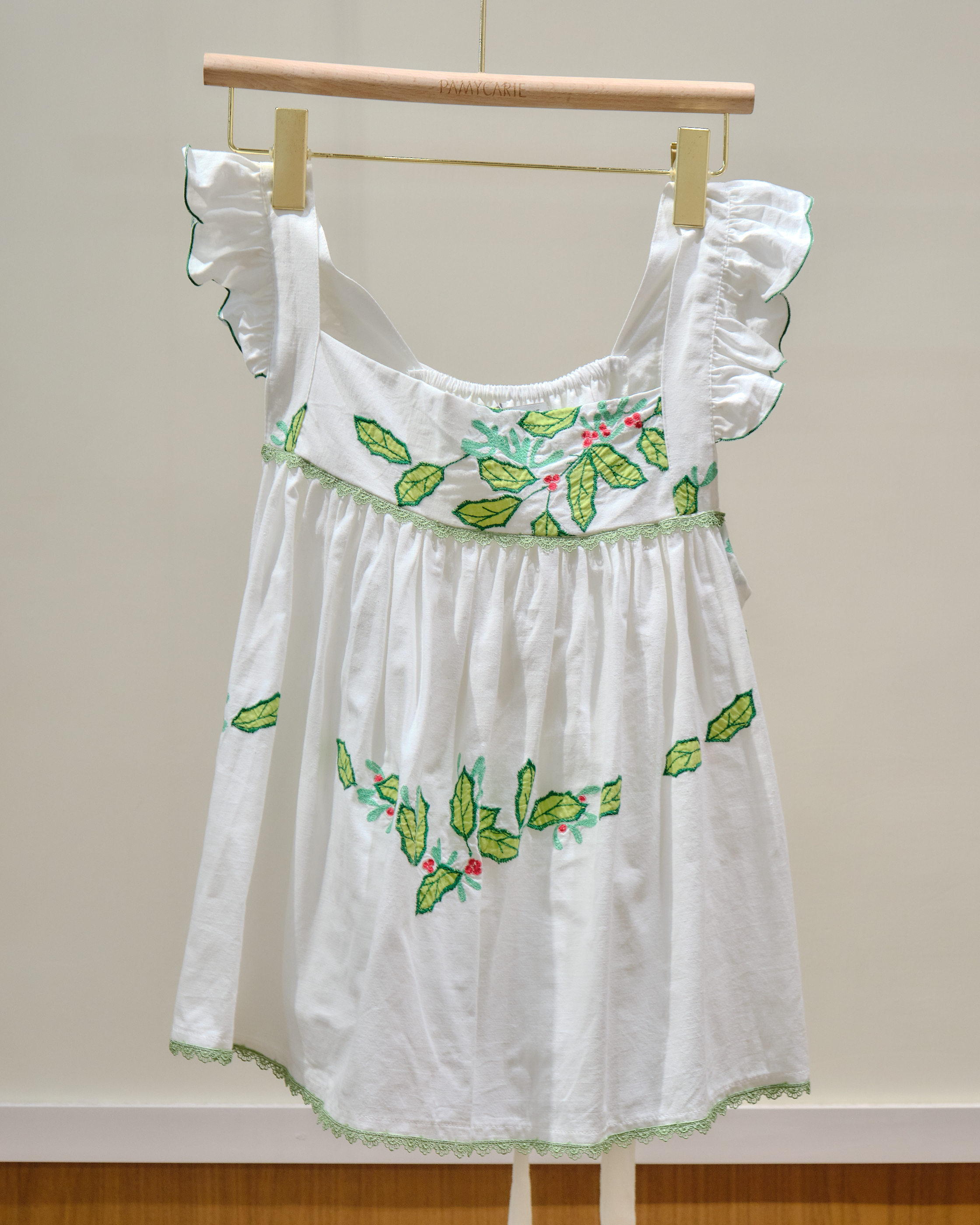 14025 Thai Embroidered Bow-Back Blouse