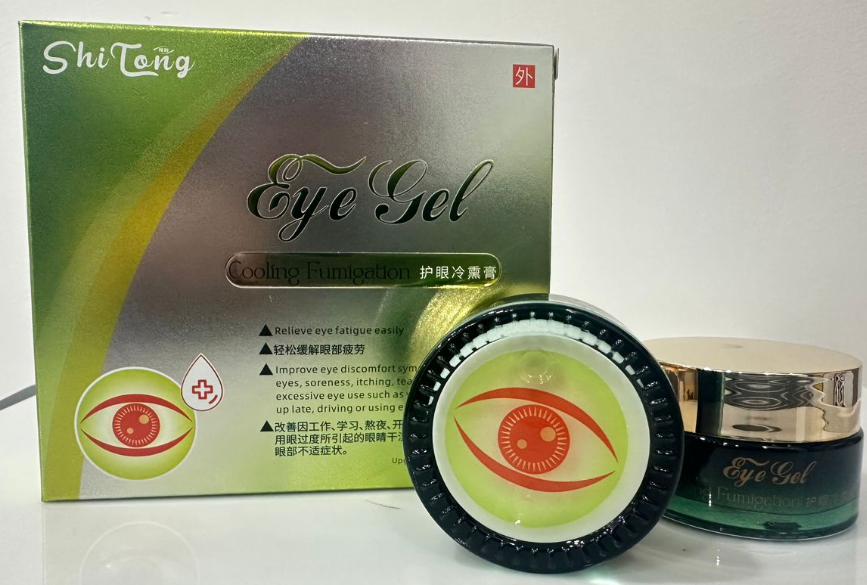 Shi Tong 護眼冷熏膏（8g 瓶裝） ｜ 草本清涼冷敷 ‧ 輕鬆舒緩眼部疲勞 ‧ 告別眼周乾澀酸脹