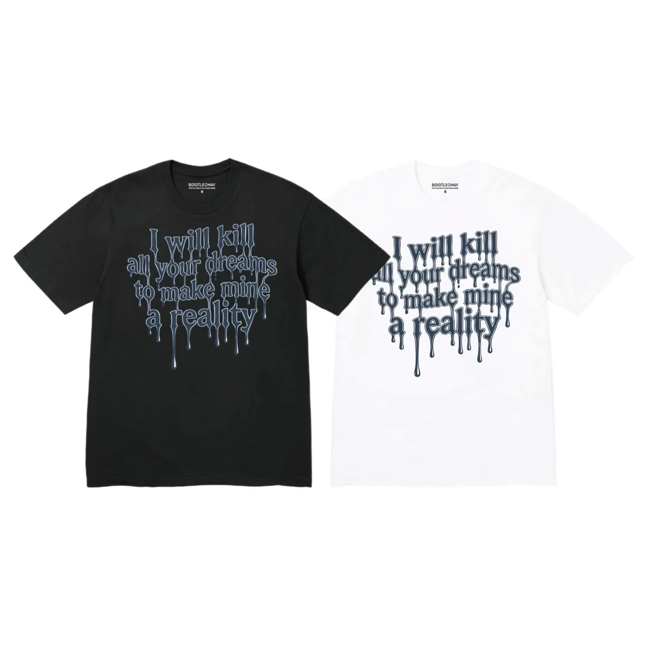 Bootlegway｜"KILL" Tee (Black/White)
