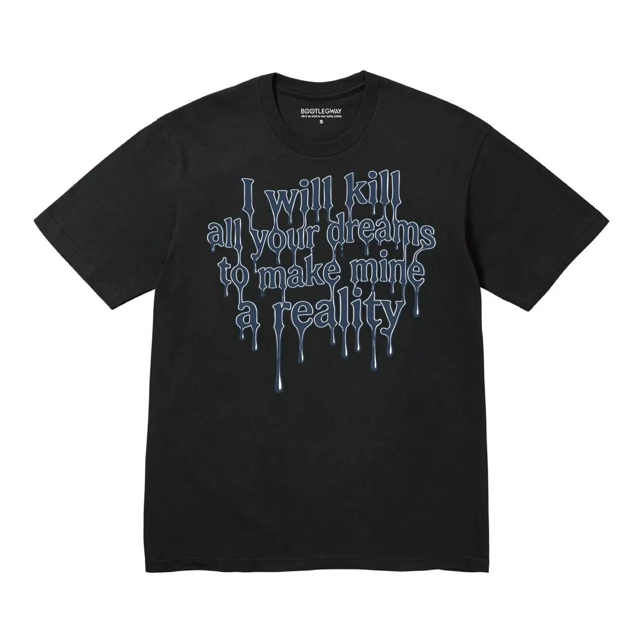 Bootlegway｜"KILL" Tee (Black/White)