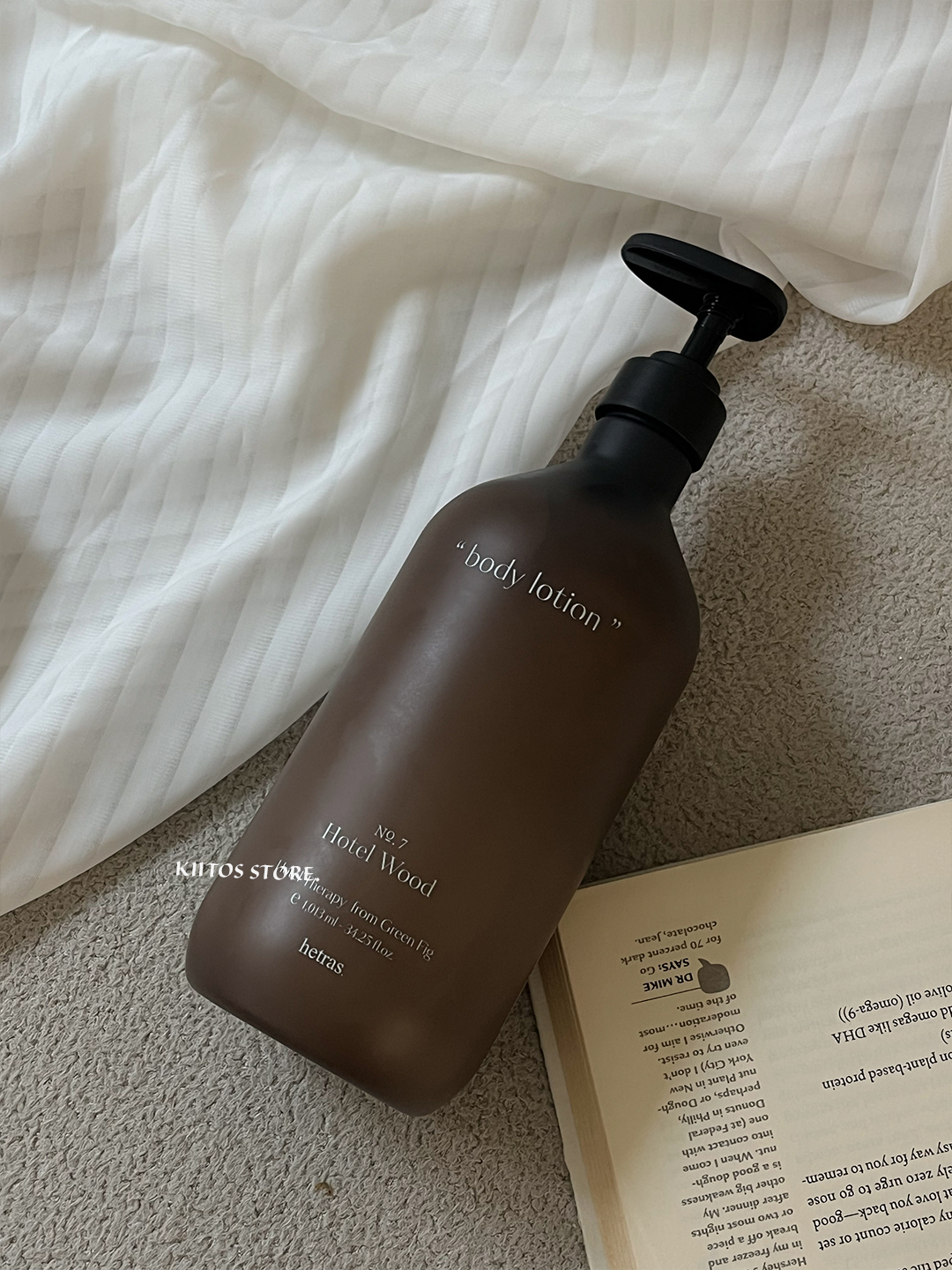 【現貨】hetras. 身體乳1013ml #Hotel Wood