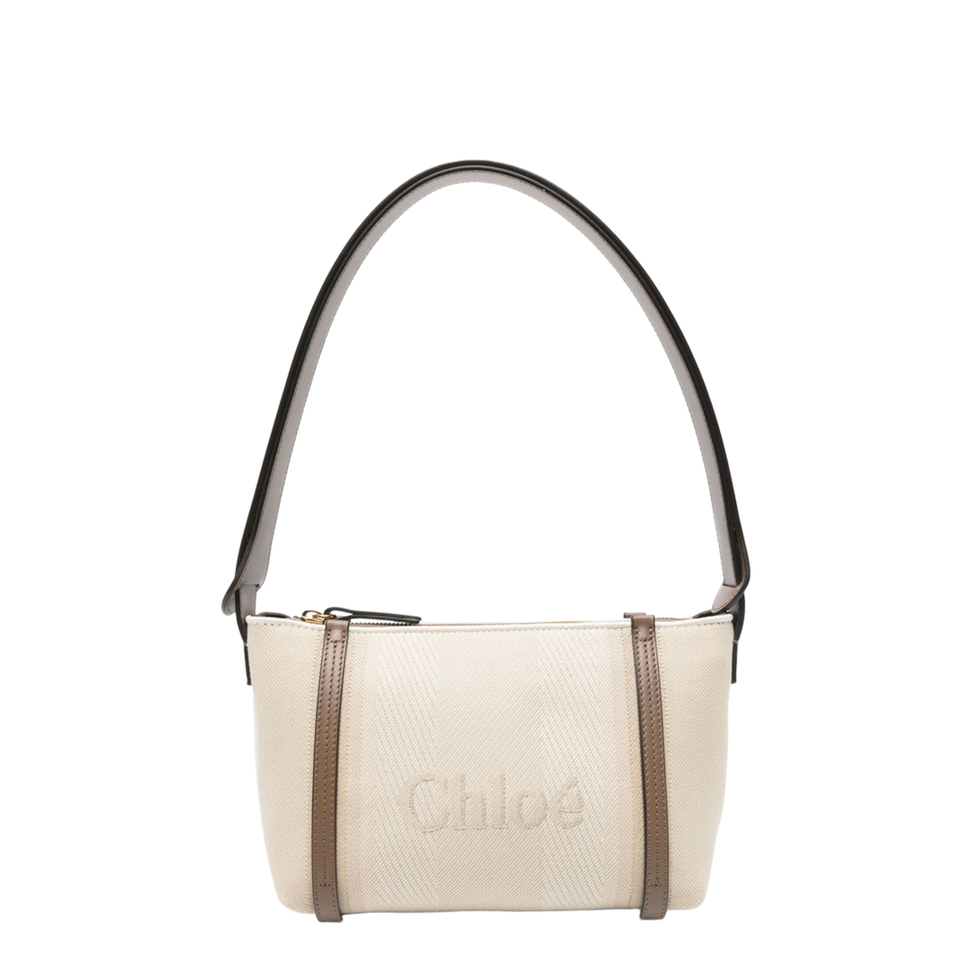 1CP0905-110 [CHLOE] Carry 小型帆布肩背袋 米色 #CH25UP566O6523N (EU)