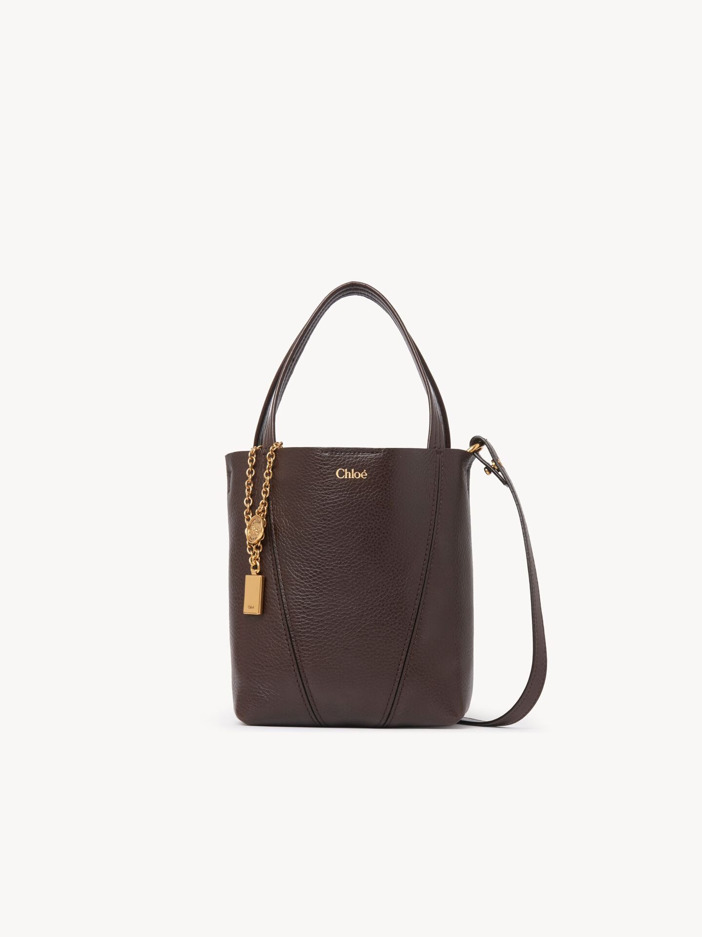 1CP0905-124 [CHLOE] Small Chloé Spin 小型托特袋 深啡色 #CH25SS812N8424X (EU)