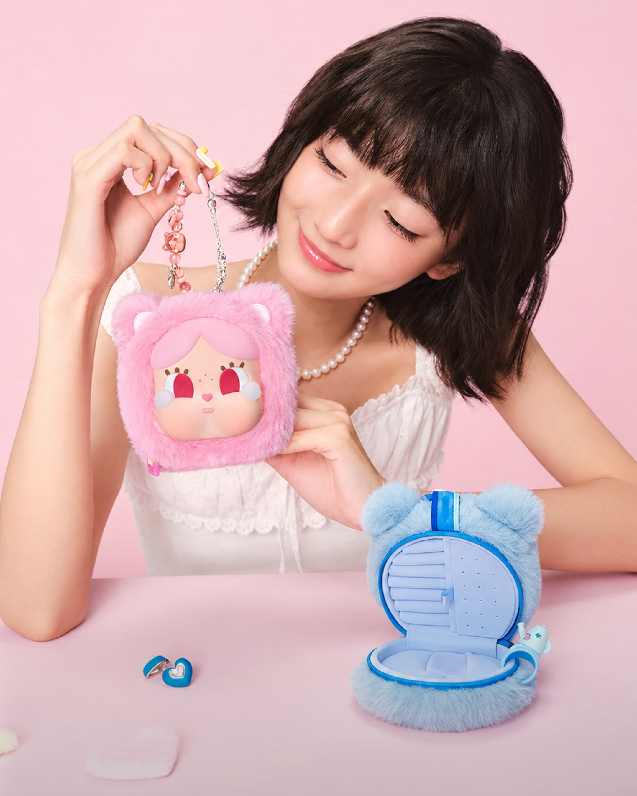 【逢甲 FUZZY】泡泡瑪特 CRYBABY × CARE BEARS 系列 飾品盒 盲盒