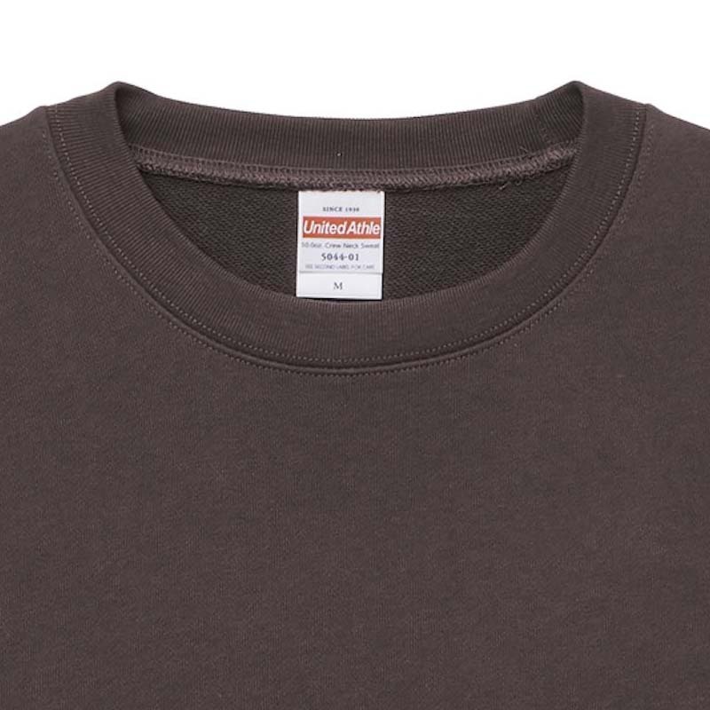 United Athle UA 10 OZ 純棉大學T恤 長袖 炭灰色 3504401-007 [台灣現貨]