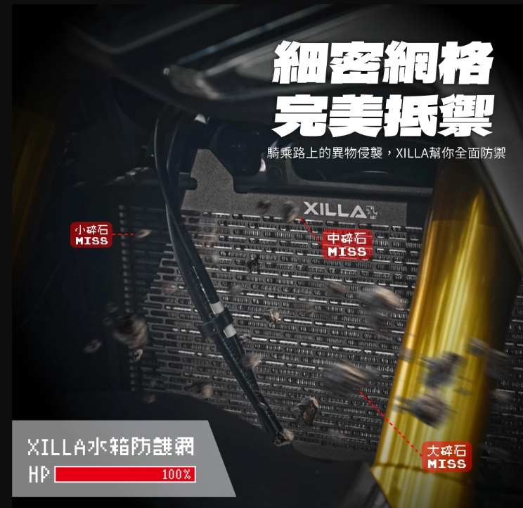 【Gozilla】SYM ADXTG 400 劍齒虎專用不鏽鋼水箱護網 免鑽孔直上 防飛石擊破散熱鰭片 阻擋蚊蟲碎石好清洗