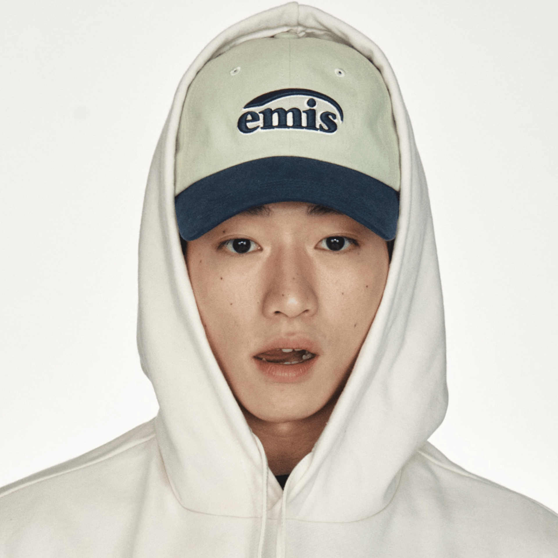 連線限定 購買2訂每頂HK$298😱 EMIS｜DUO LOGO TWO TONE BALL CAP [6 colors]