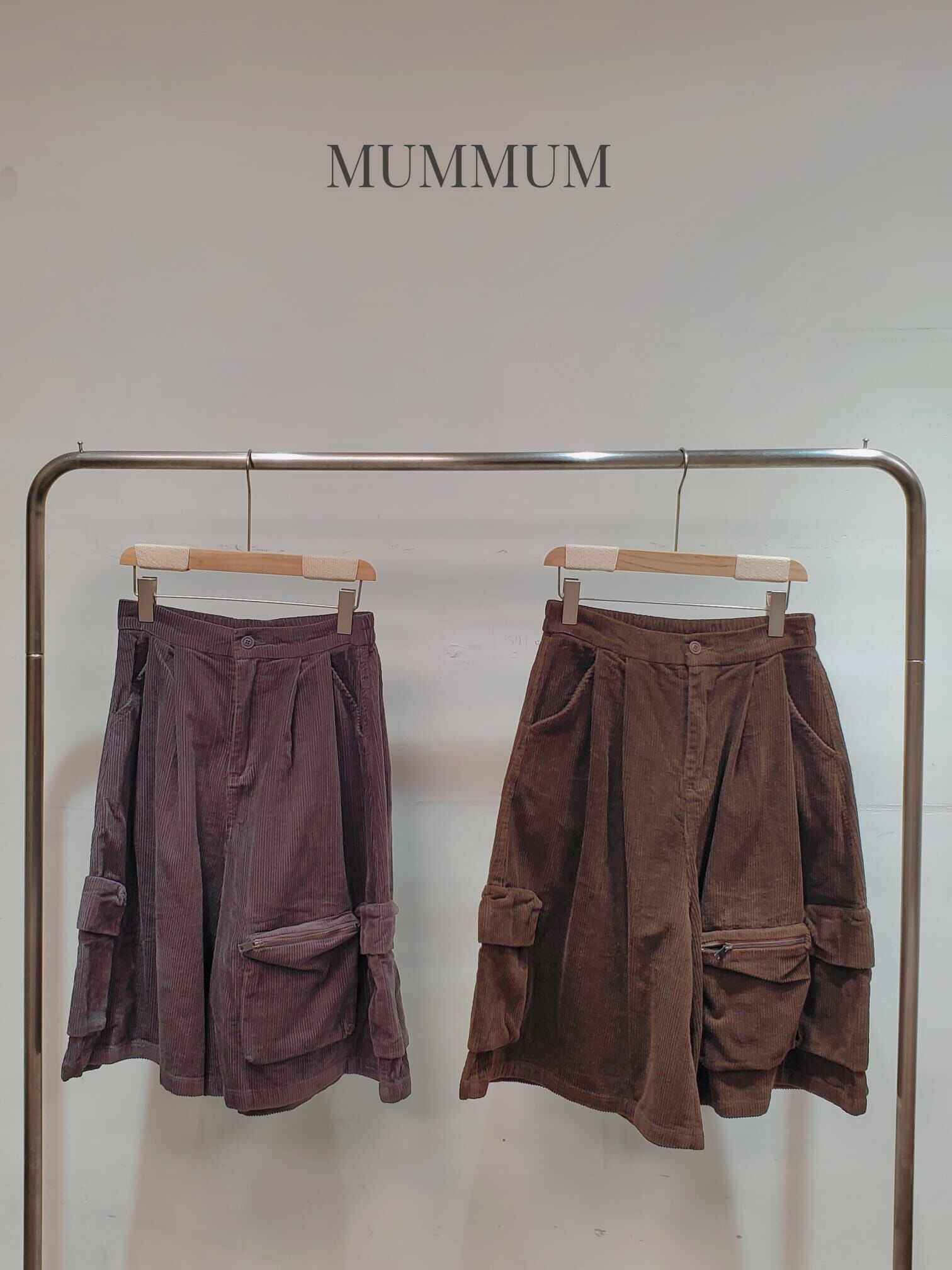 03847a/燈絨多袋短褲 28-40/40/25