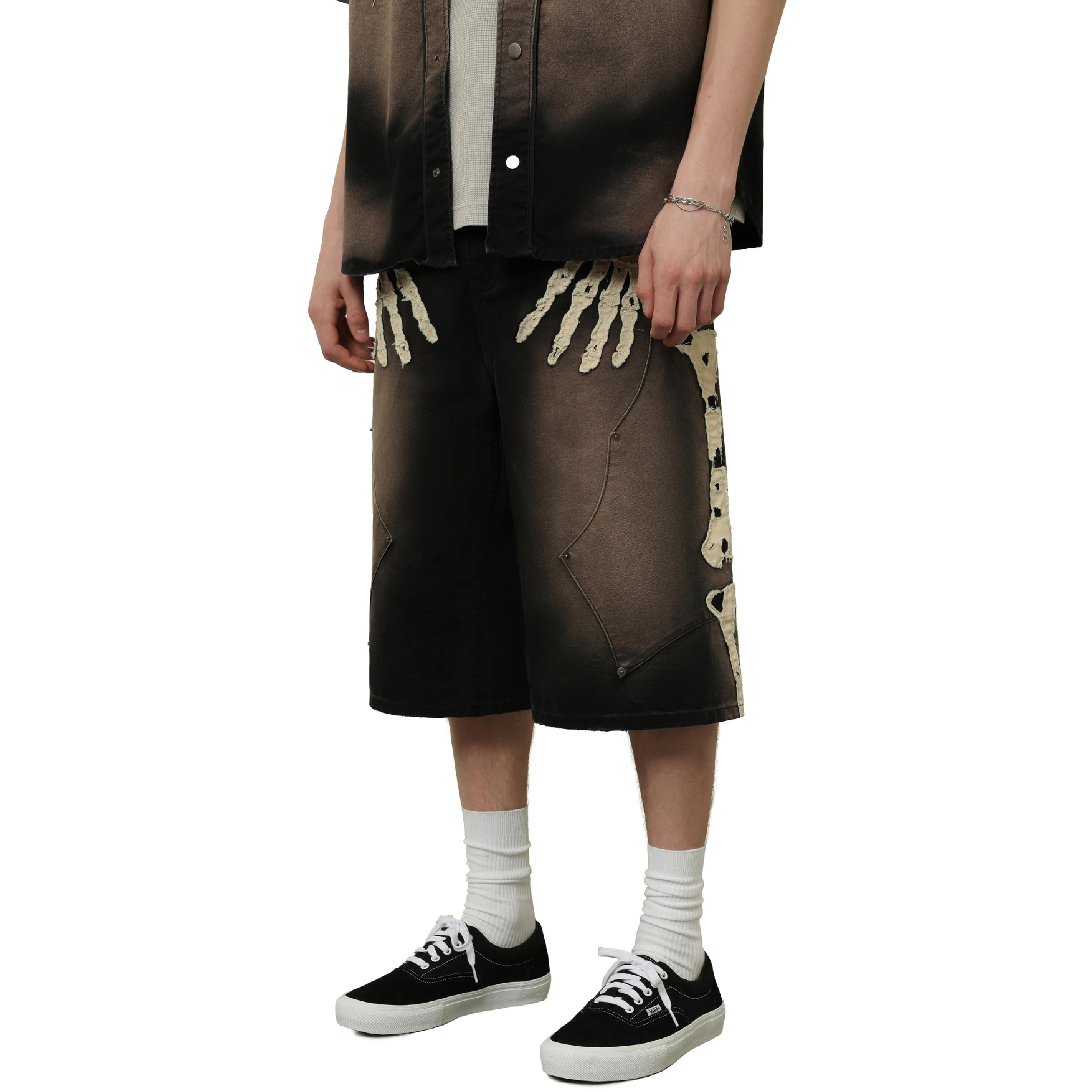 SENSE Bone Applique Work Shorts [M26-20]