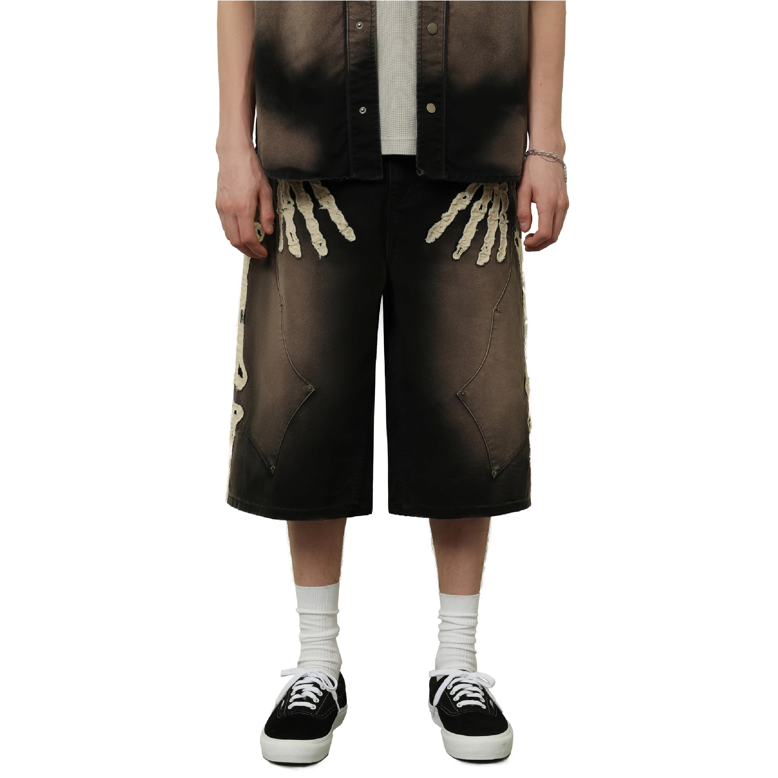 SENSE Bone Applique Work Shorts [M26-20]