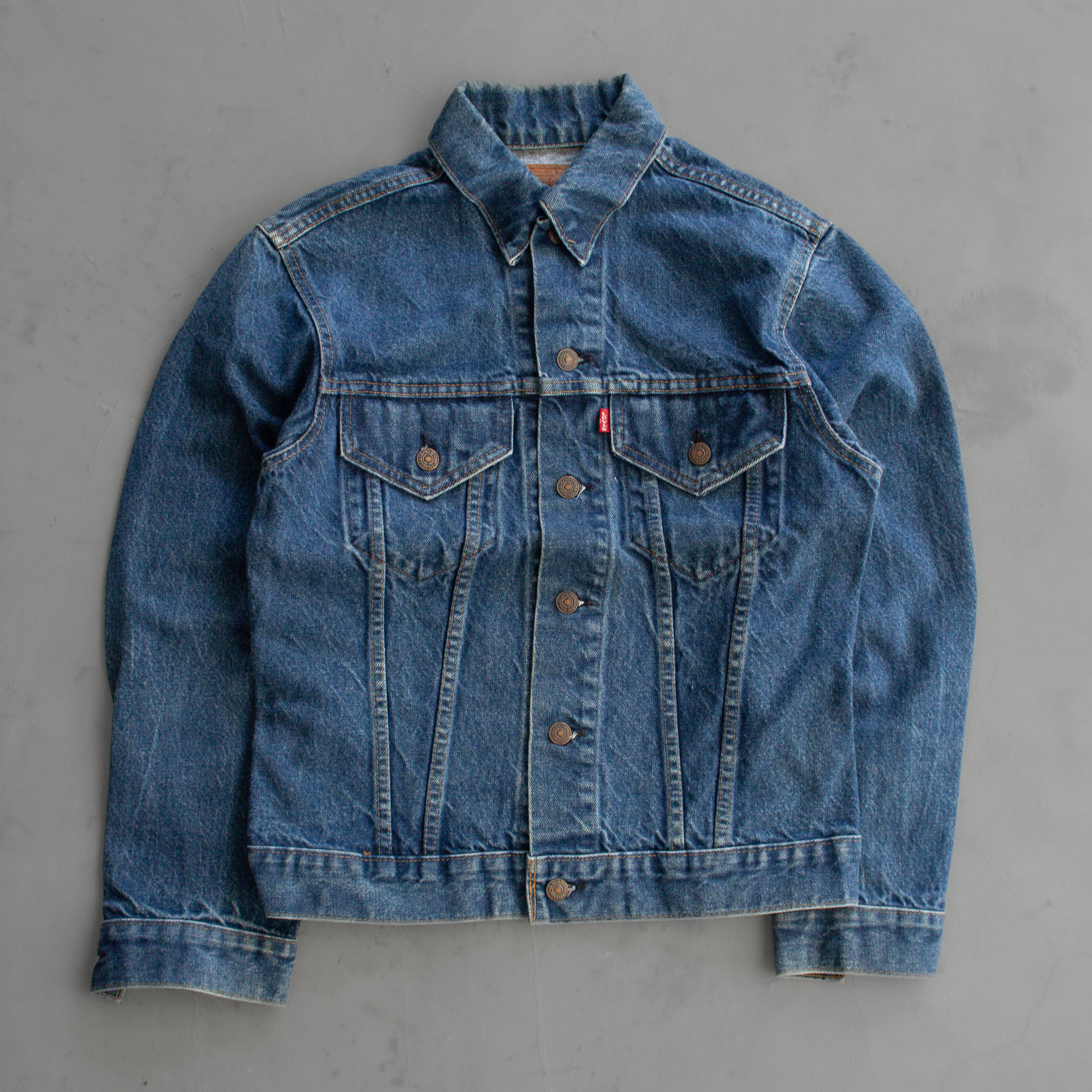 70-80S LEVIS DENIM JACKET 美國製 藍色 丹寧 牛仔 長袖 外套 夾克 36