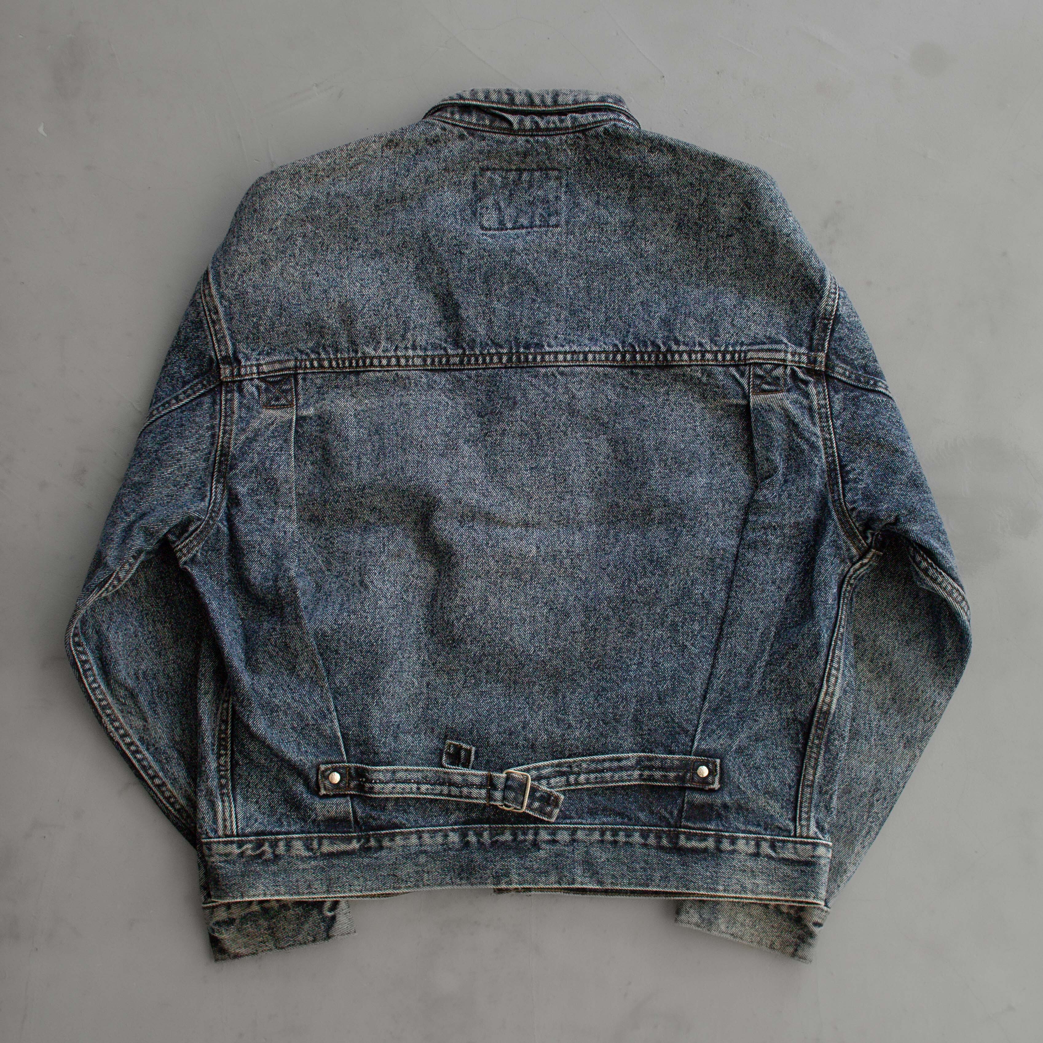 80S LEVIS SILVER TAB DENIM JACKET 美國製 銀標 淺灰 丹寧 牛仔 外套