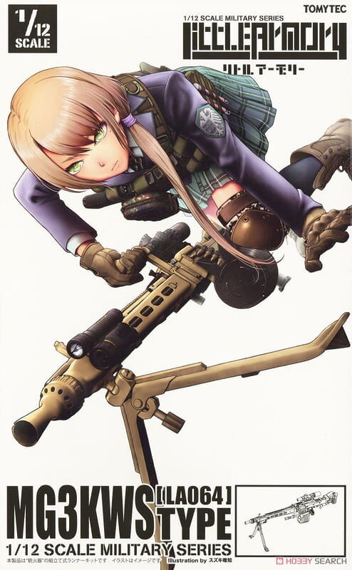 預購27/02 TOMYTEC 代理版 組裝模型 1/12 迷你武裝 LA064 MG3KWS Type
