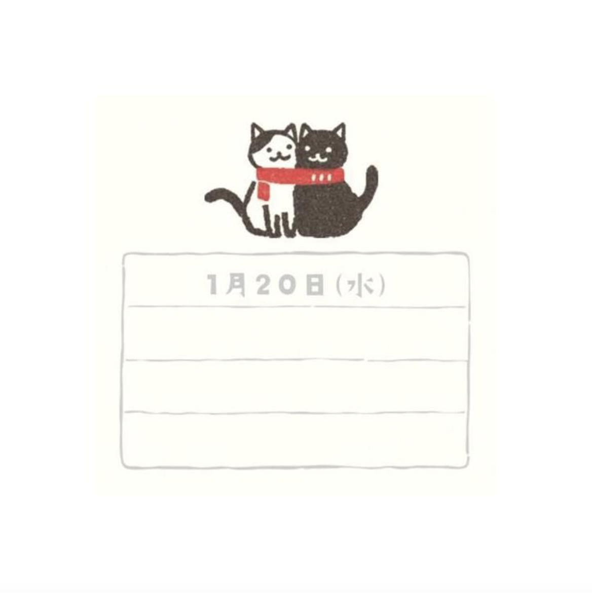 古川紙工｜2027 365迷你日曆 便簽款