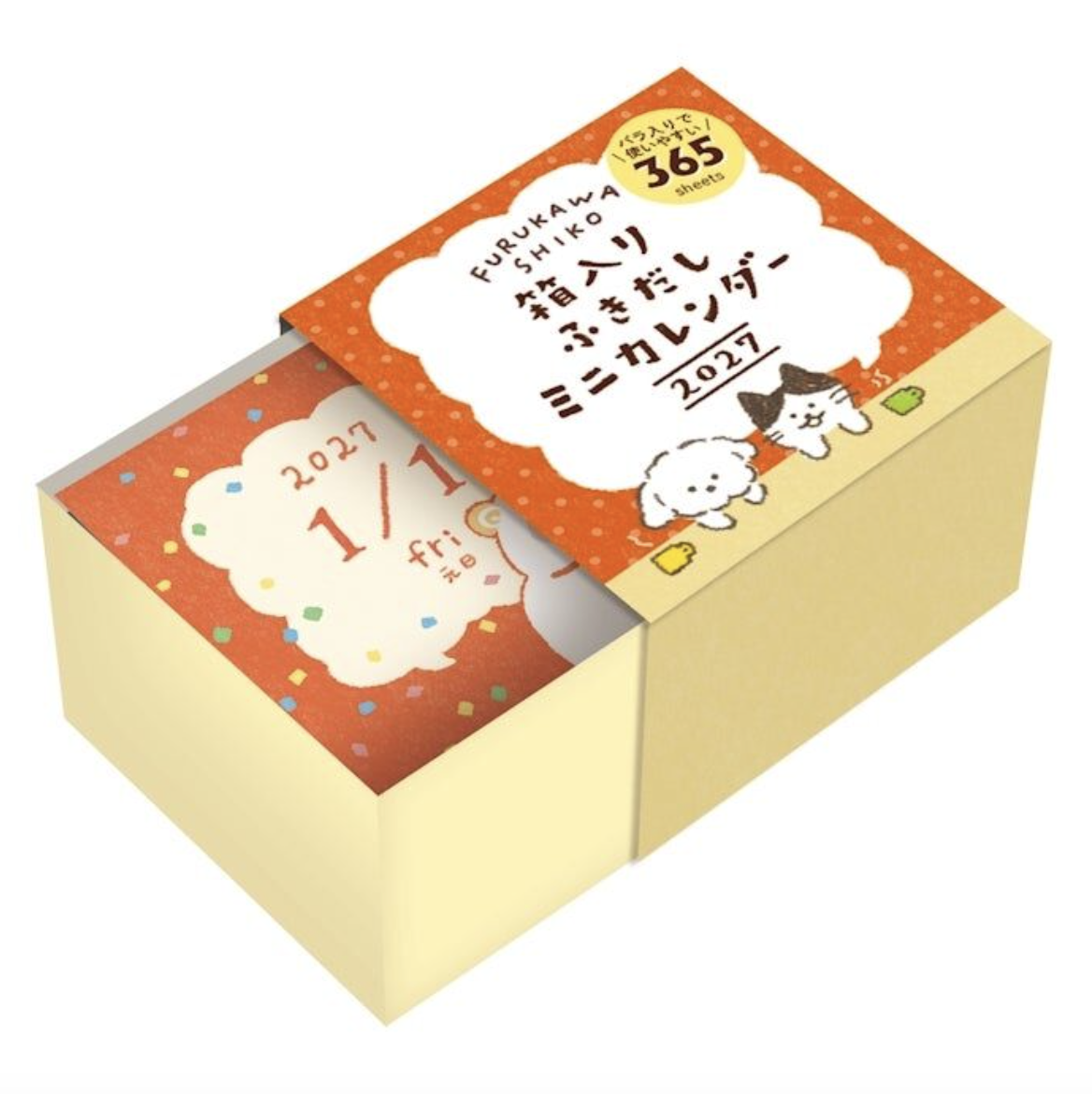 古川紙工｜2027 365 超迷你日曆 Wa-Life款