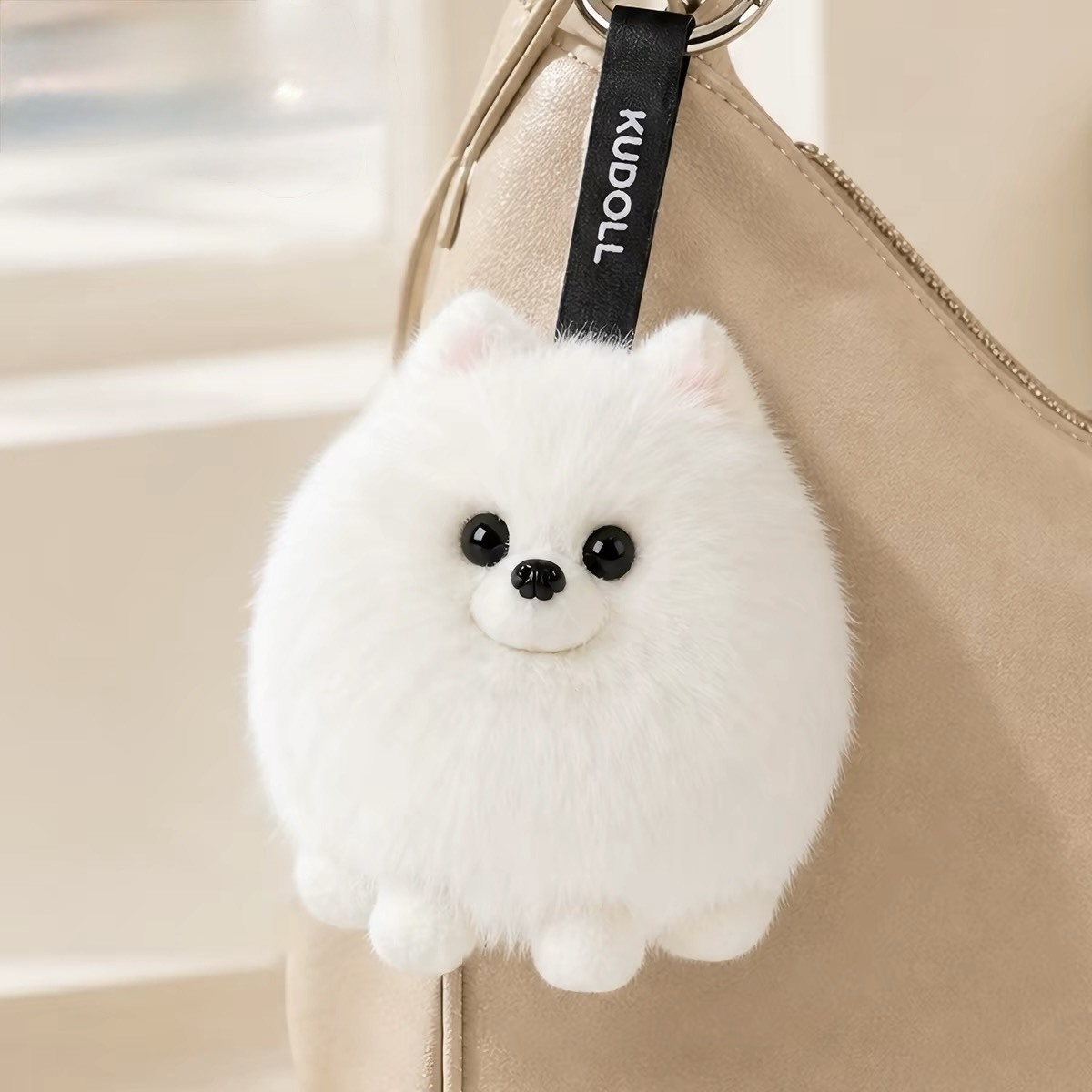 <狗派必收>質感 仿真 狗狗 毛絨吊飾