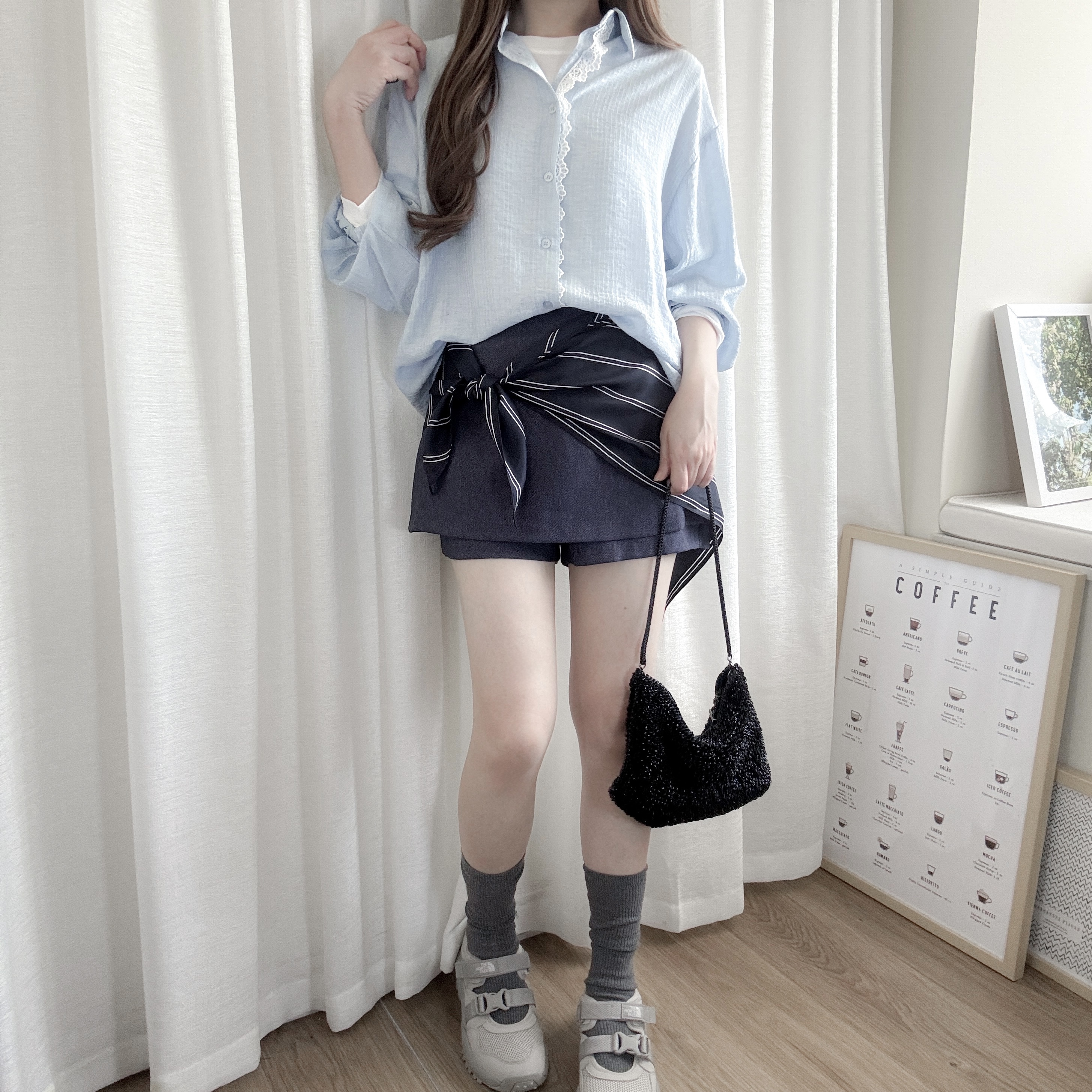 《自家設計款》Meringue shirt-藍