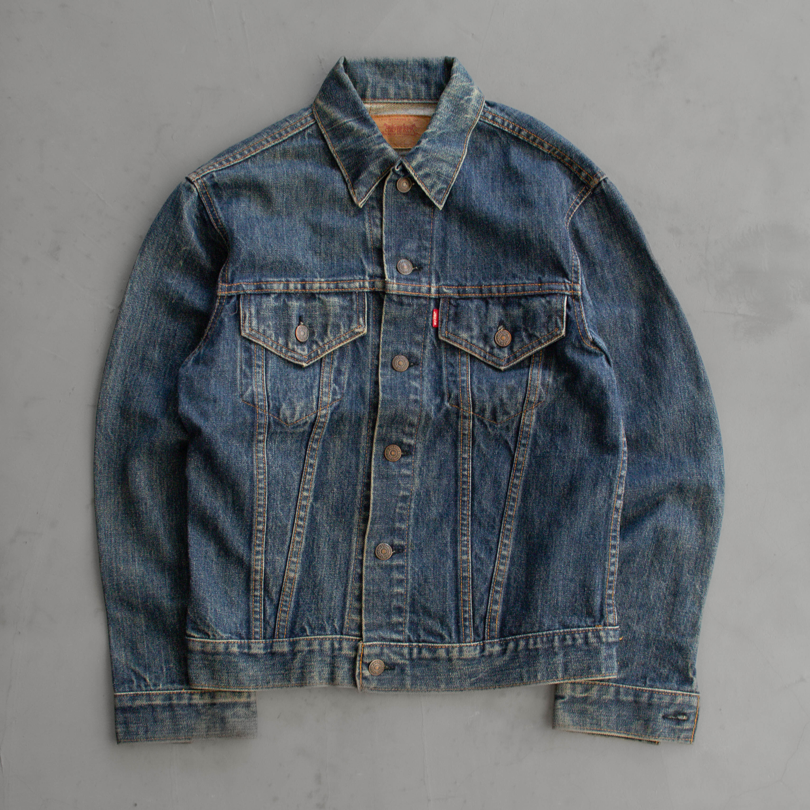 70-80S LEVIS DENIM JACKET 美國製 藍色 丹寧 牛仔 長袖 外套 夾克 36