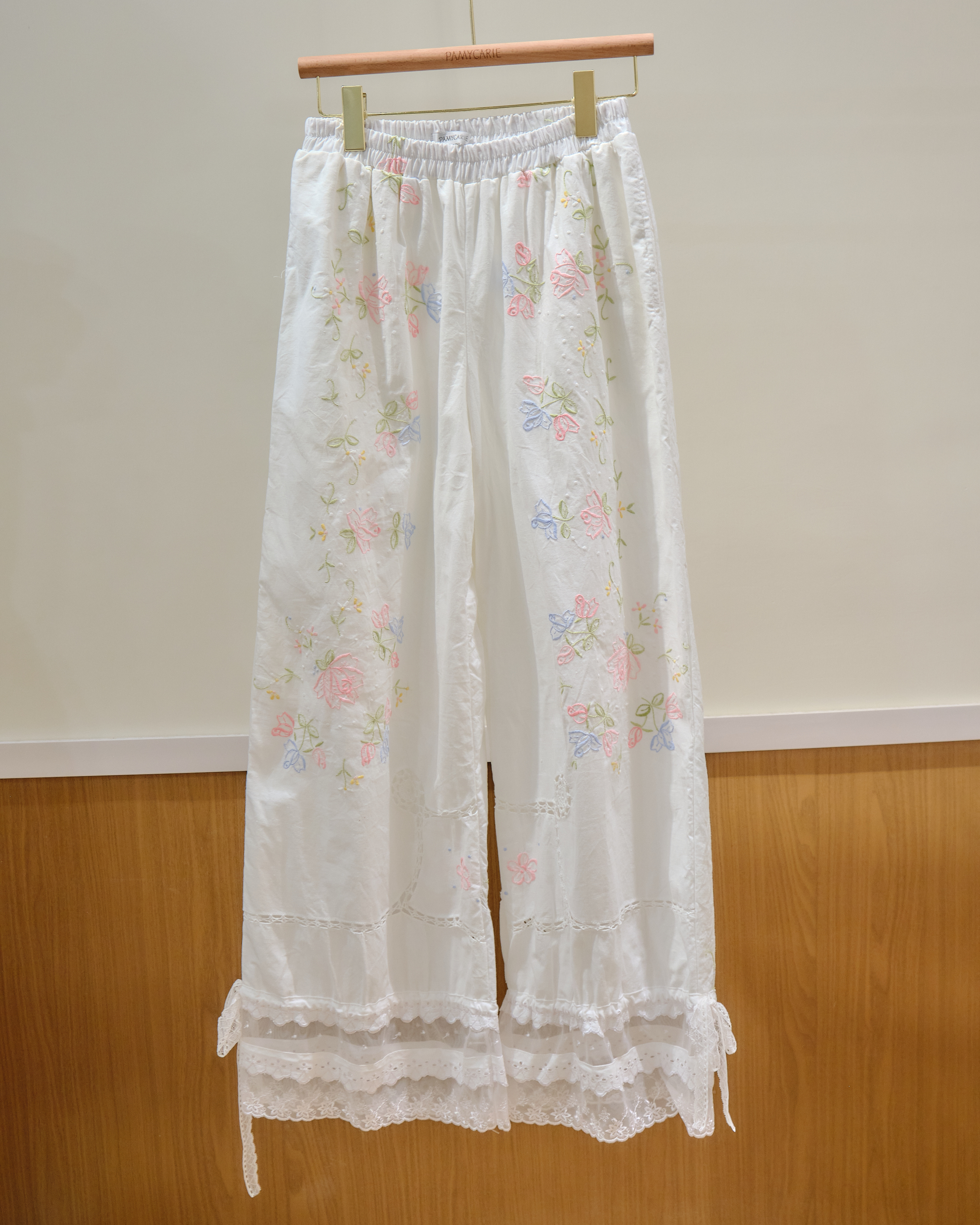 14011 Thai Embroidered Garden Trousers