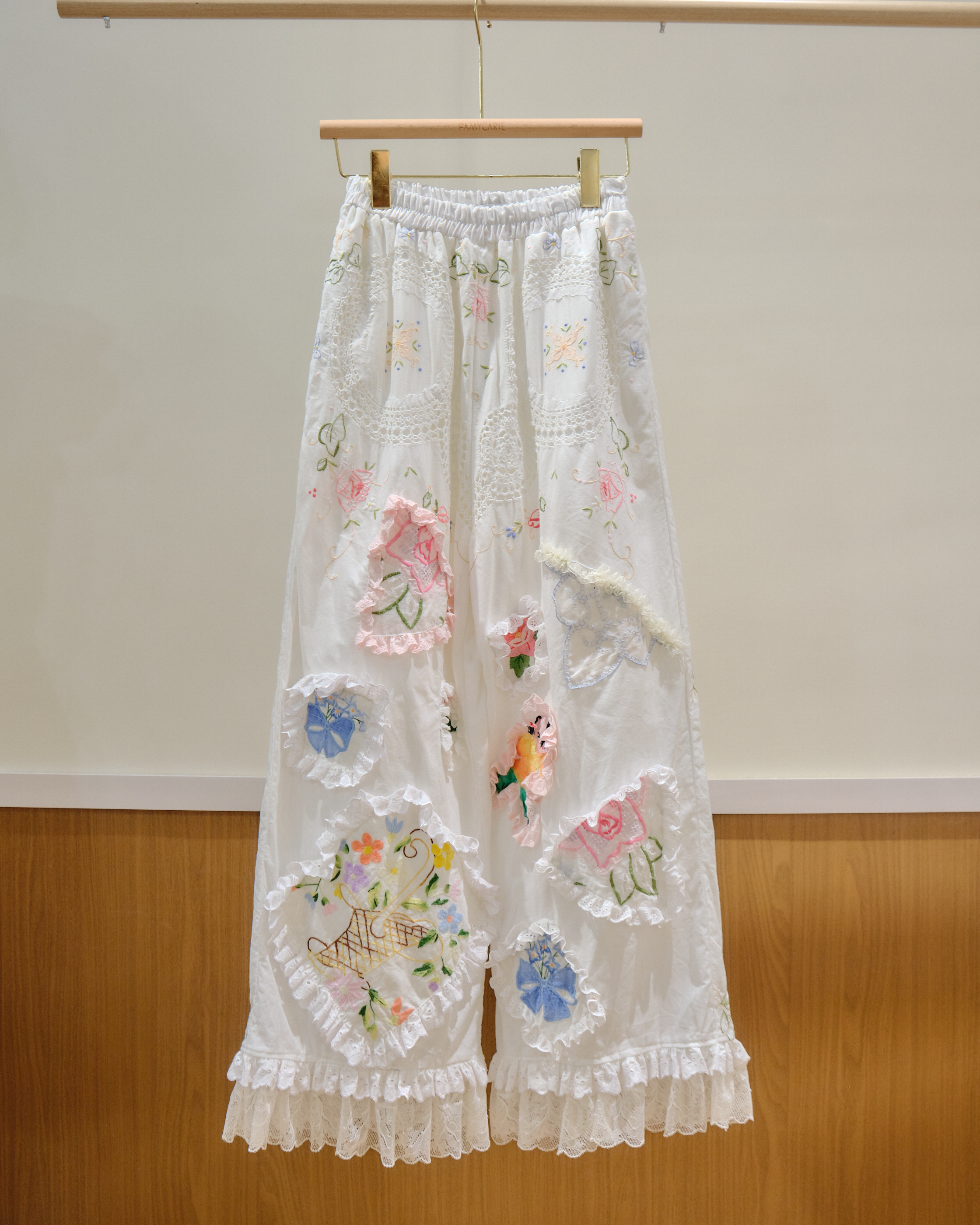14010 Thai Embroidered Garden Trousers