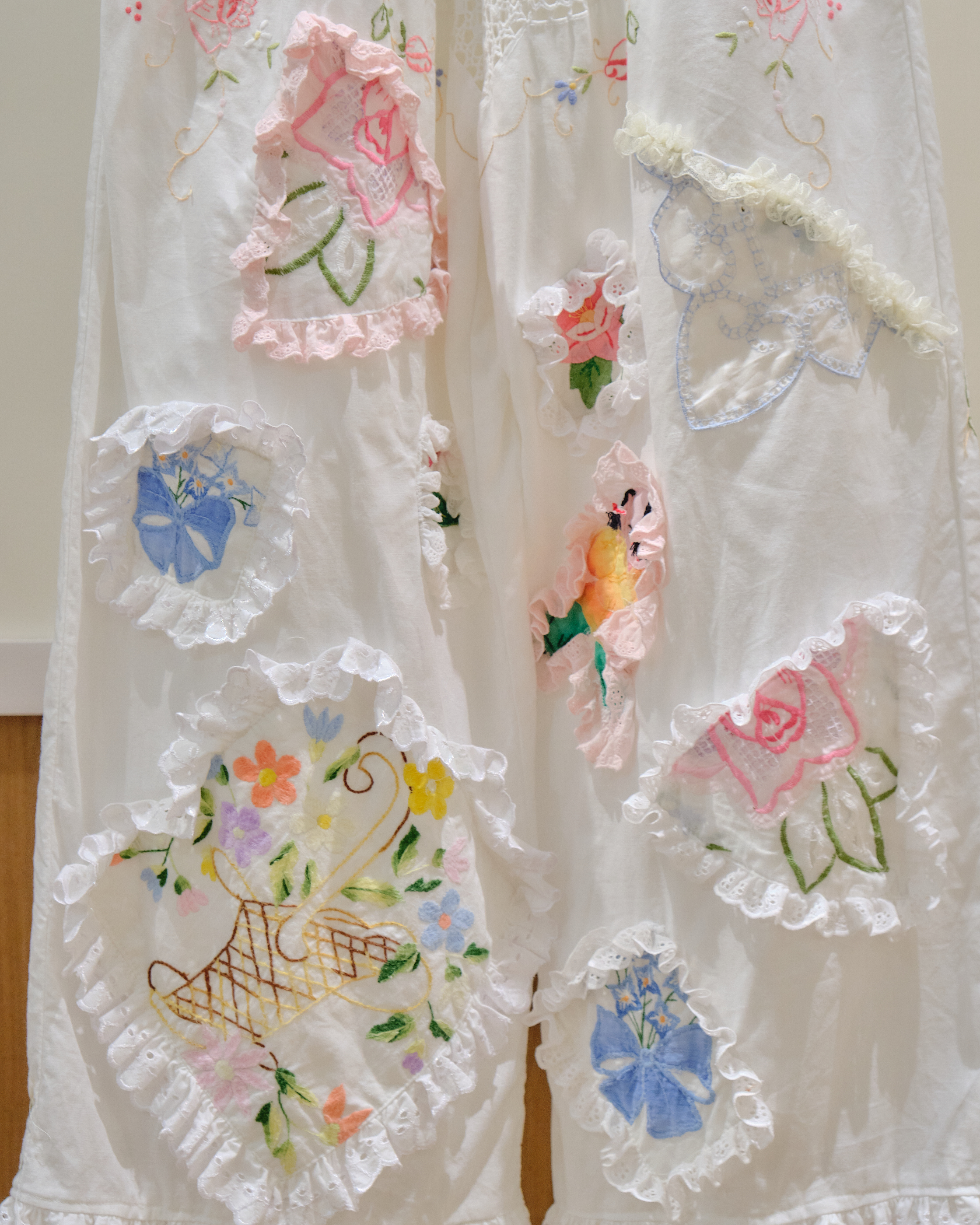 14010 Thai Embroidered Garden Trousers