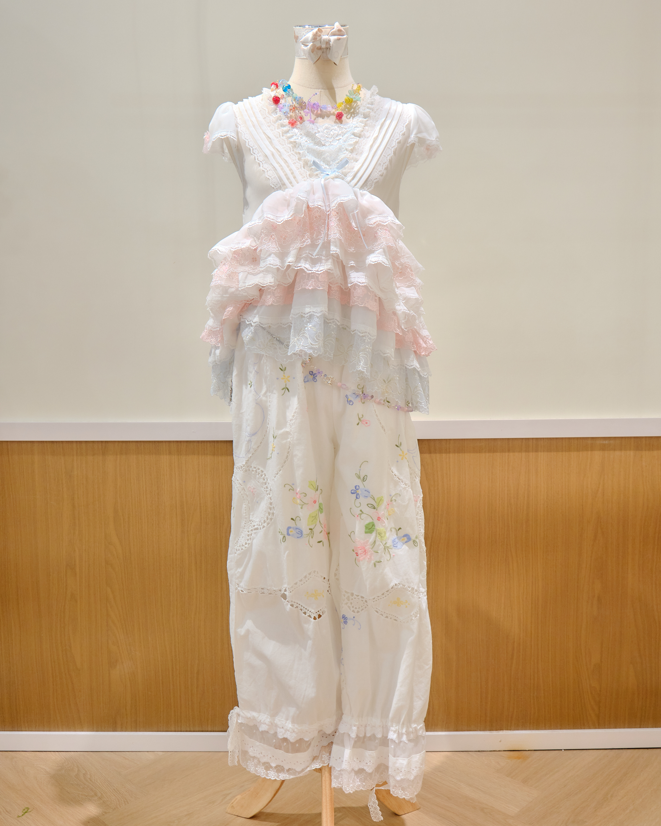 14009 Thai Embroidered Garden Trousers