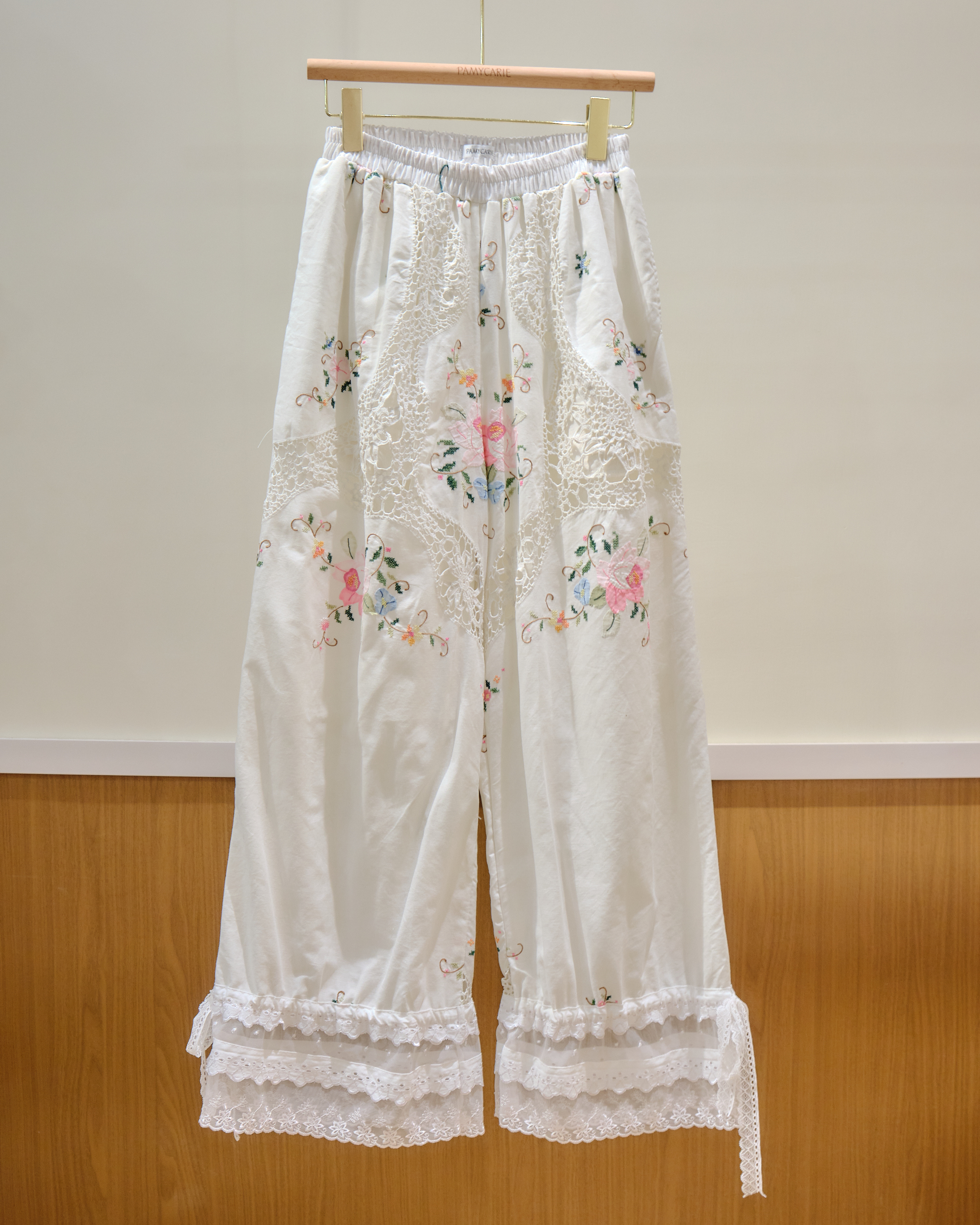 14007 Thai Embroidered Garden Trousers