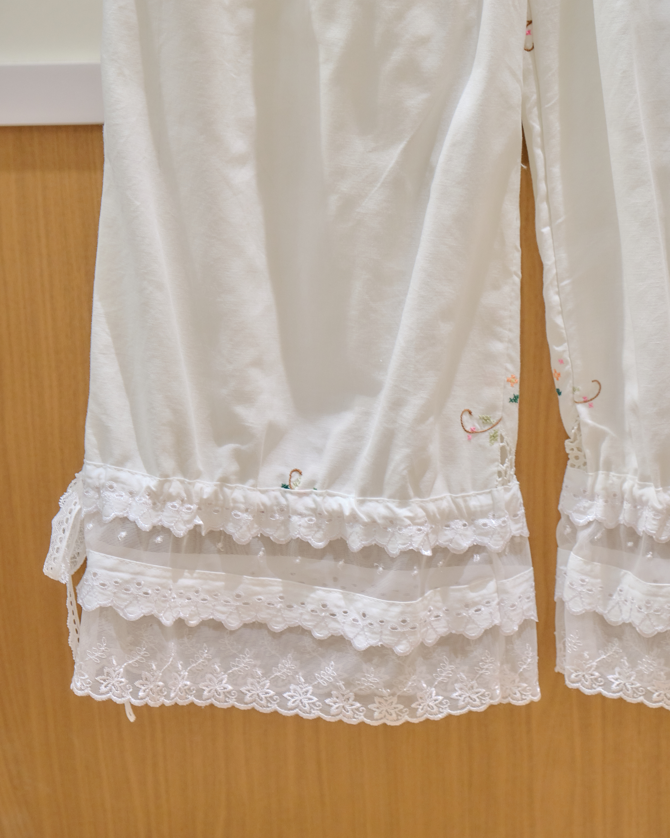 14007 Thai Embroidered Garden Trousers