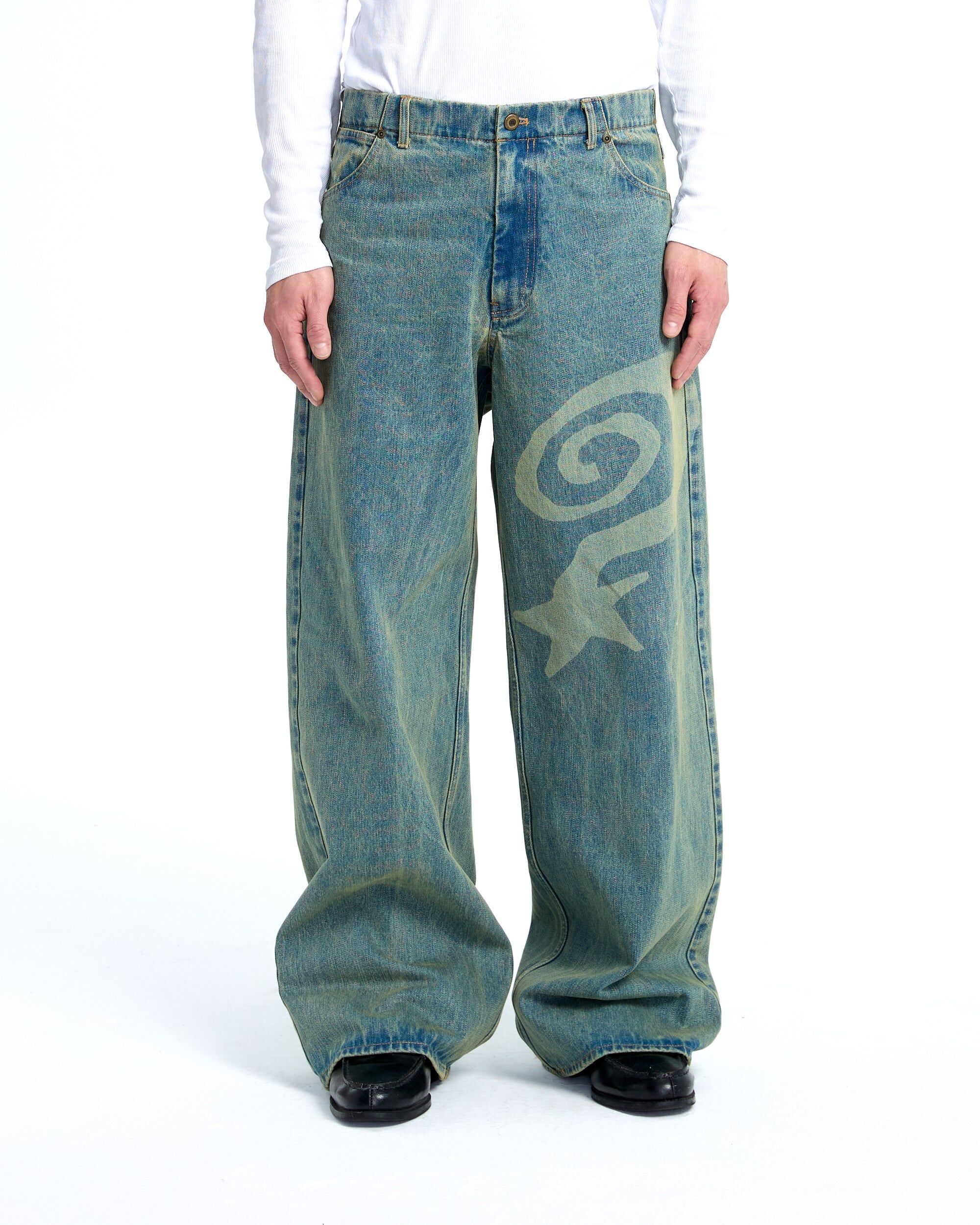 PLATEAU STUDIO｜P denim (Washed blue)