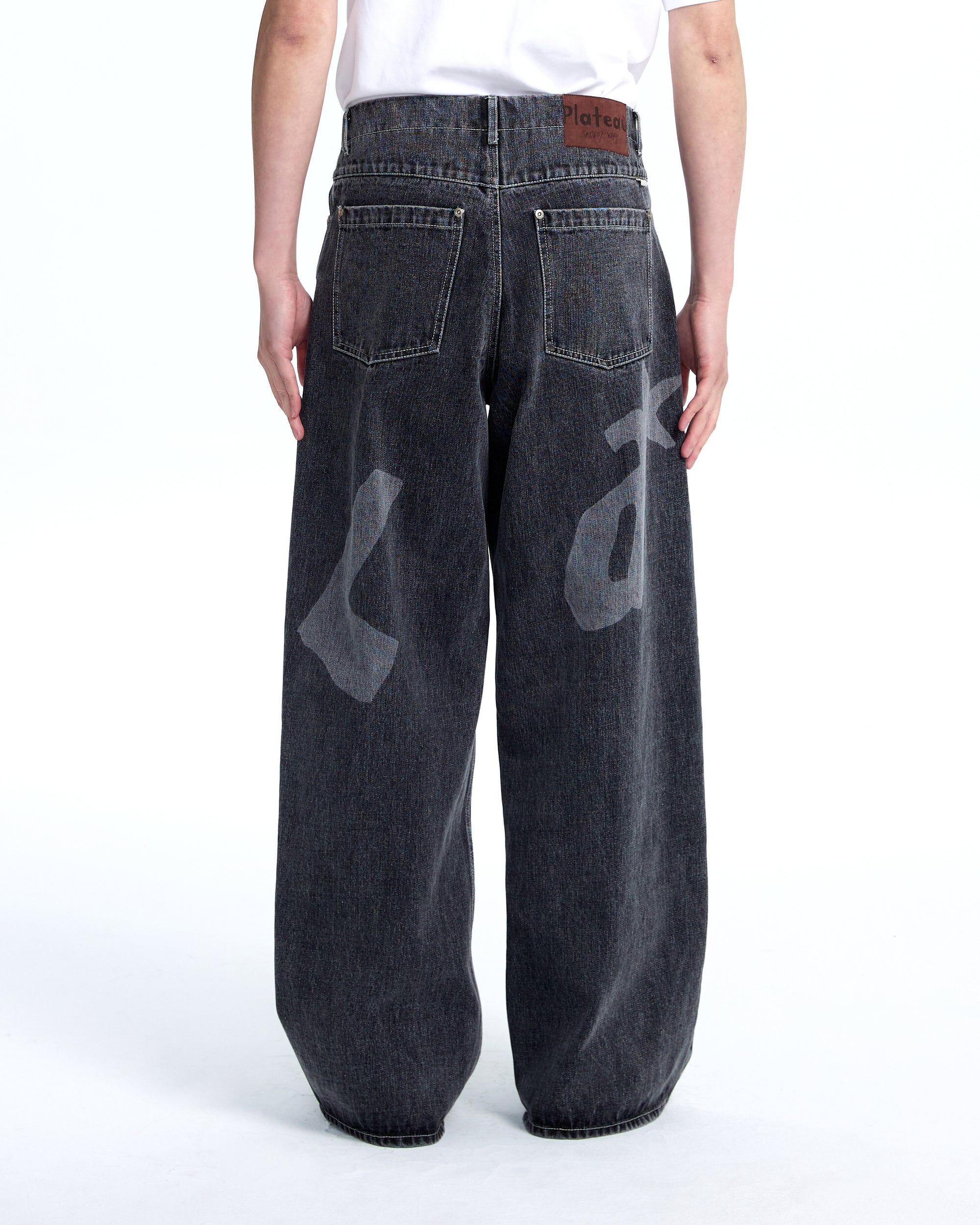 PLATEAU STUDIO｜P denim (Washed black)