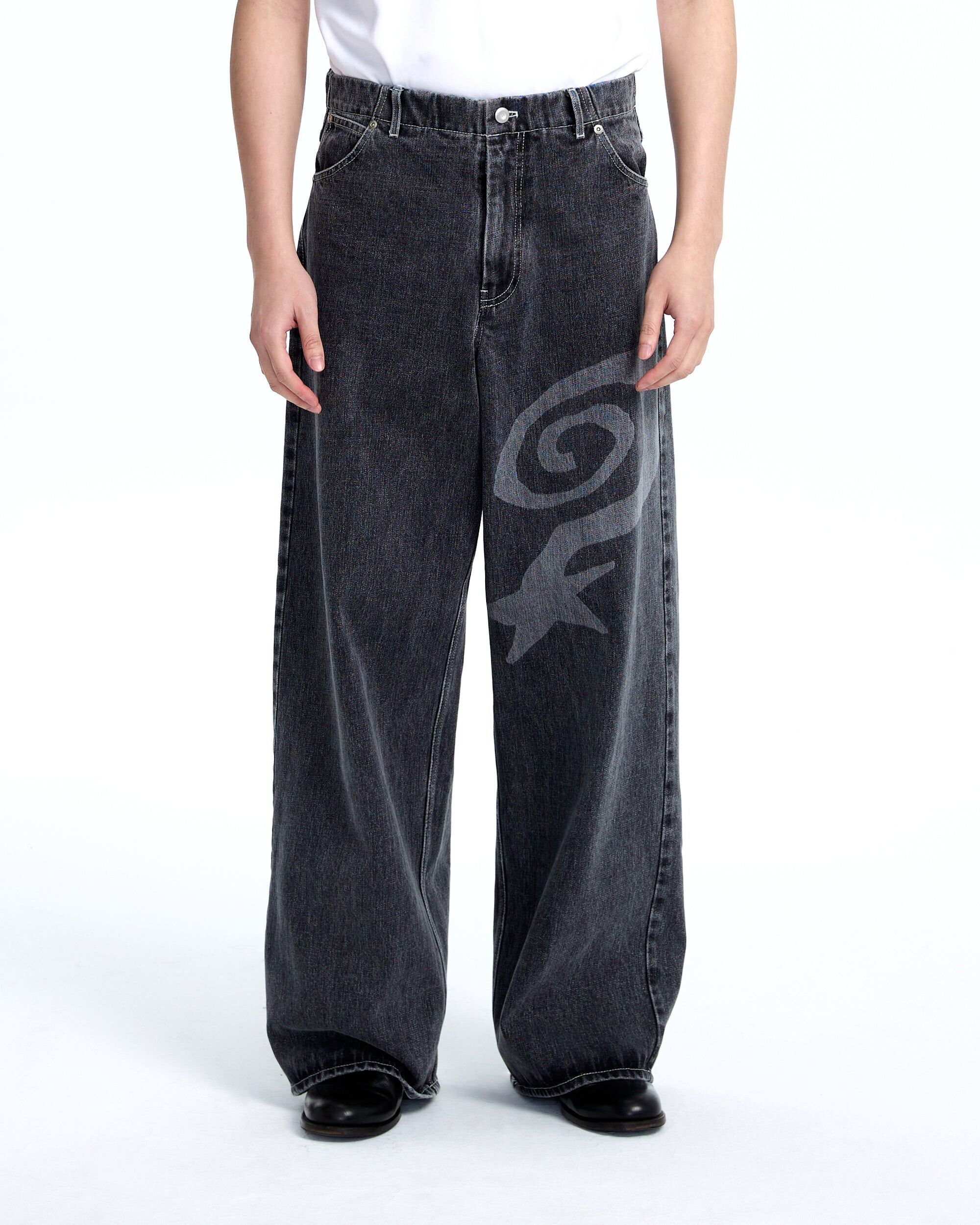 PLATEAU STUDIO｜P denim (Washed black)