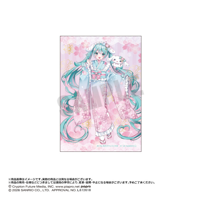 「ACG.GO」「預購」初音未來 × Cinnamoroll 相片套組 夢櫻Ver.