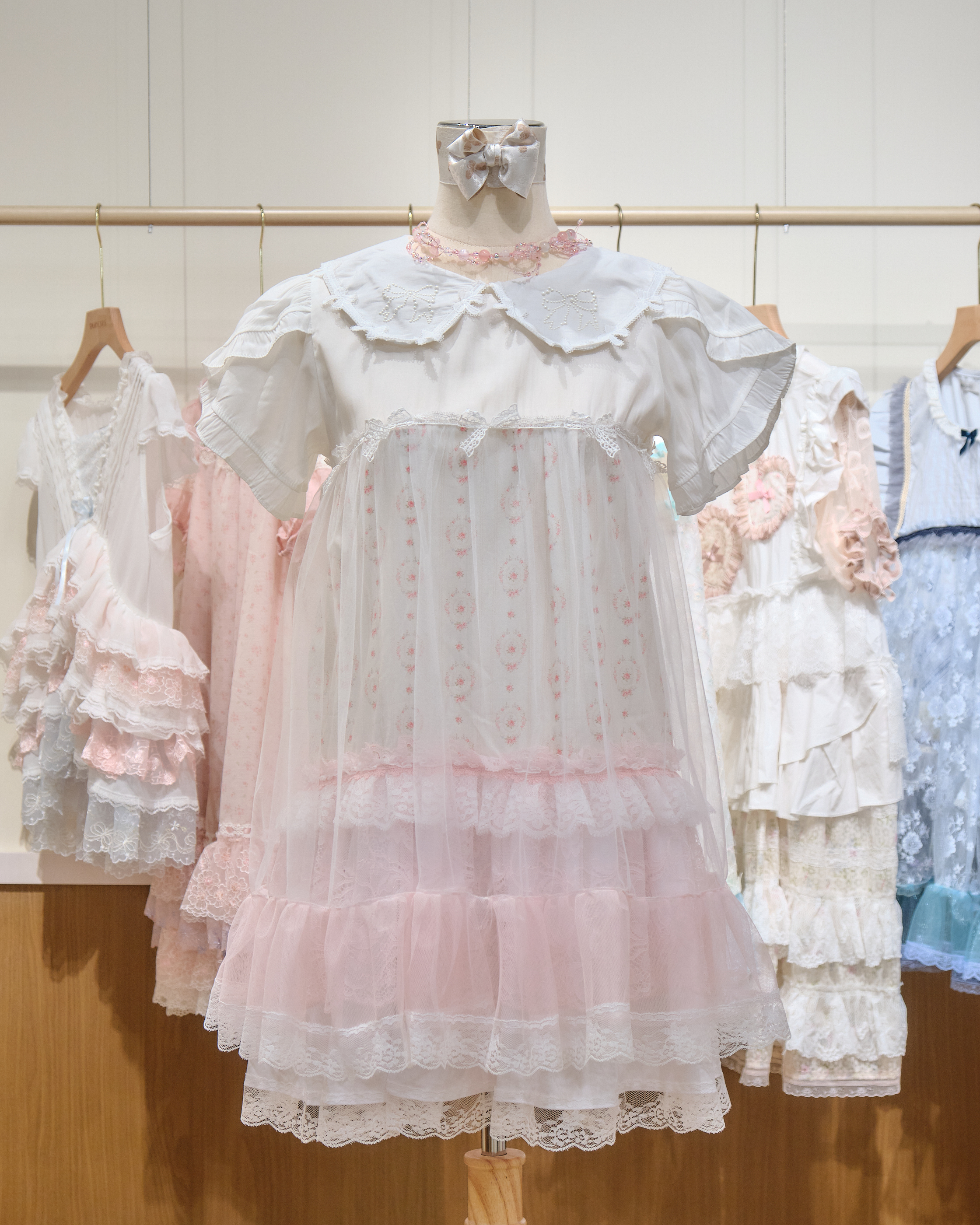 13984 Triple-Layer Doll Dress