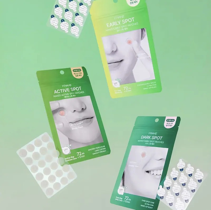 隱形痘痘貼｜韓國 FRANZ 醫美級隱形痘痘貼 3段修復不再留痕 72入｜Naked Spot Patch【10/19 截單，預計 :10月尾至11月中發貨】