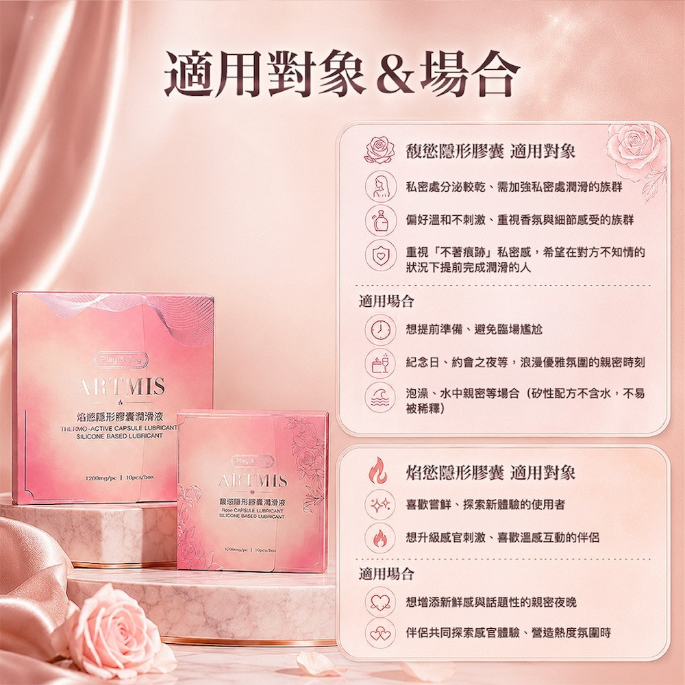 PLAY&JOY ARTMIS 隱形膠囊潤滑液