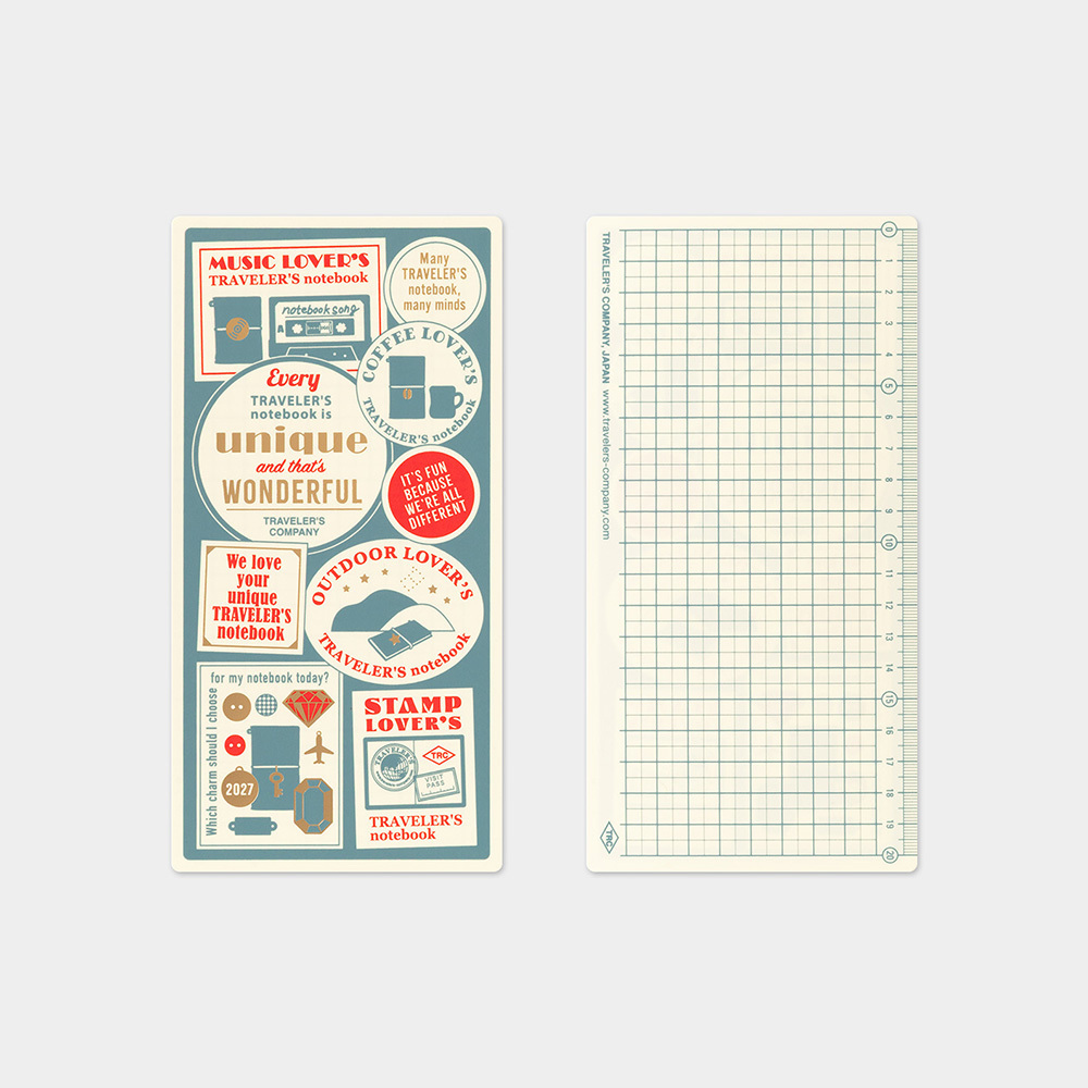 預購中 TRC Traveler’s notebook TN｜2027 手帳週邊 燙金墊板 限定品