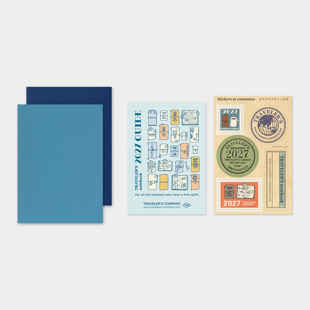 預購中 TRC Traveler’s notebook TN｜2027 PA護照 橫式週間手帳